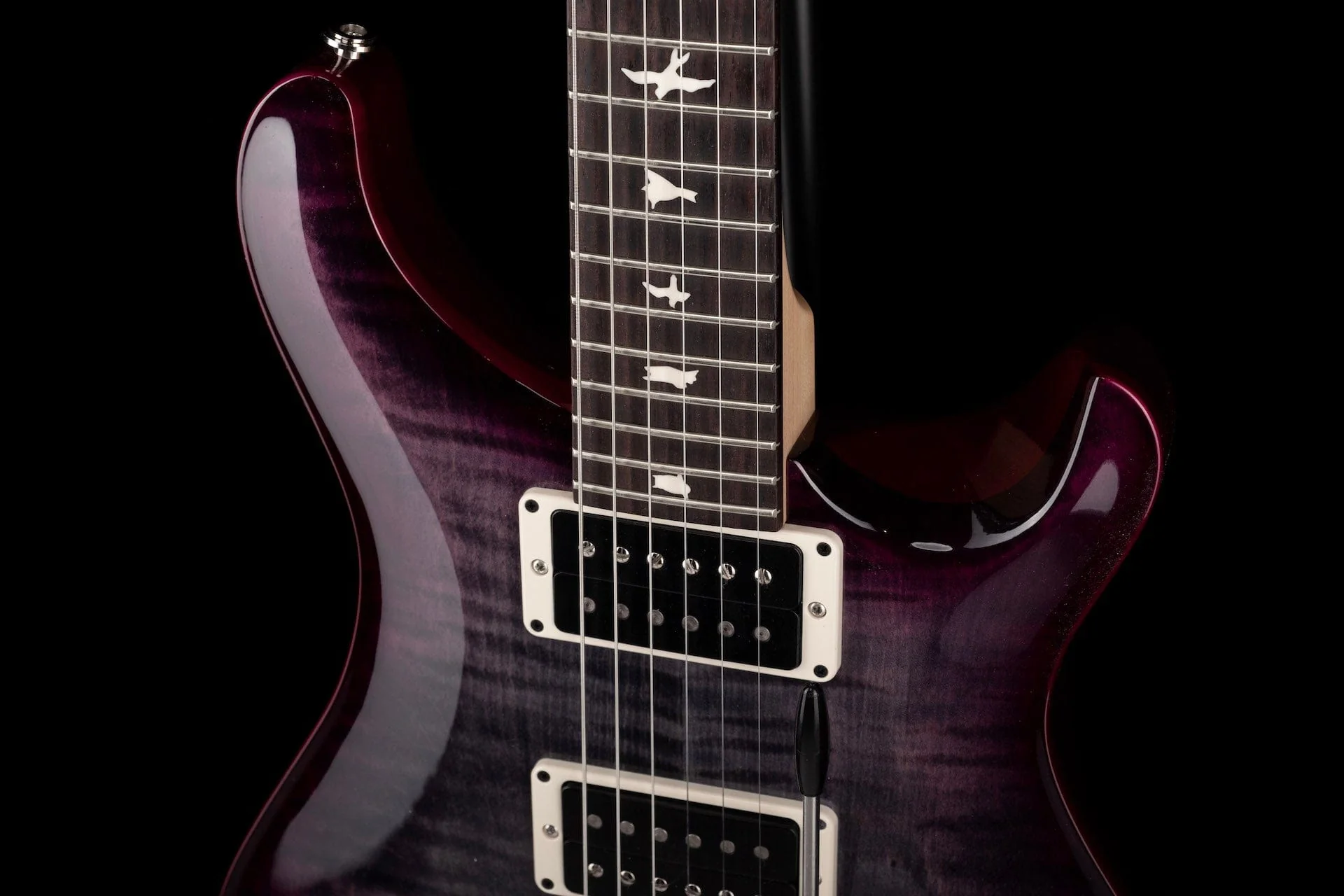 PRS CE24 Custom Color Charcoal Violet Wrap Burst - Image 3