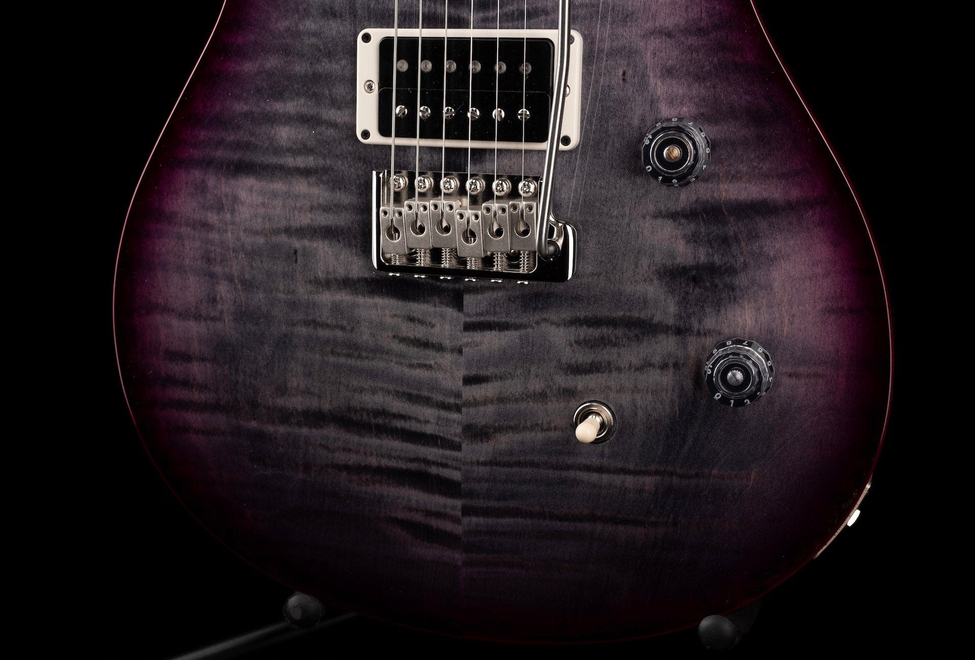 PRS CE24 Custom Color Charcoal Violet Wrap Burst - Image 7