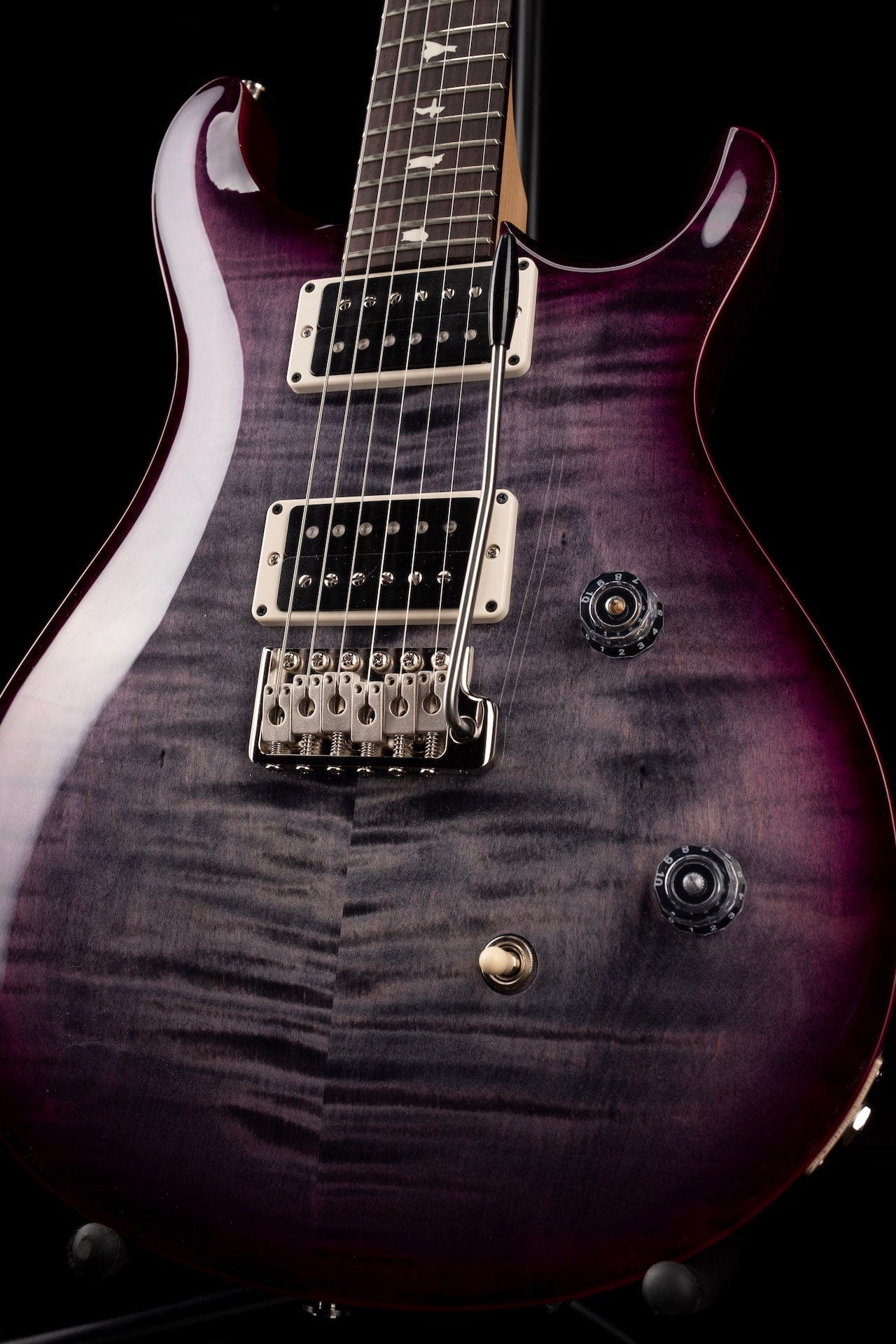 PRS CE24 Custom Color Charcoal Violet Wrap Burst - Image 8