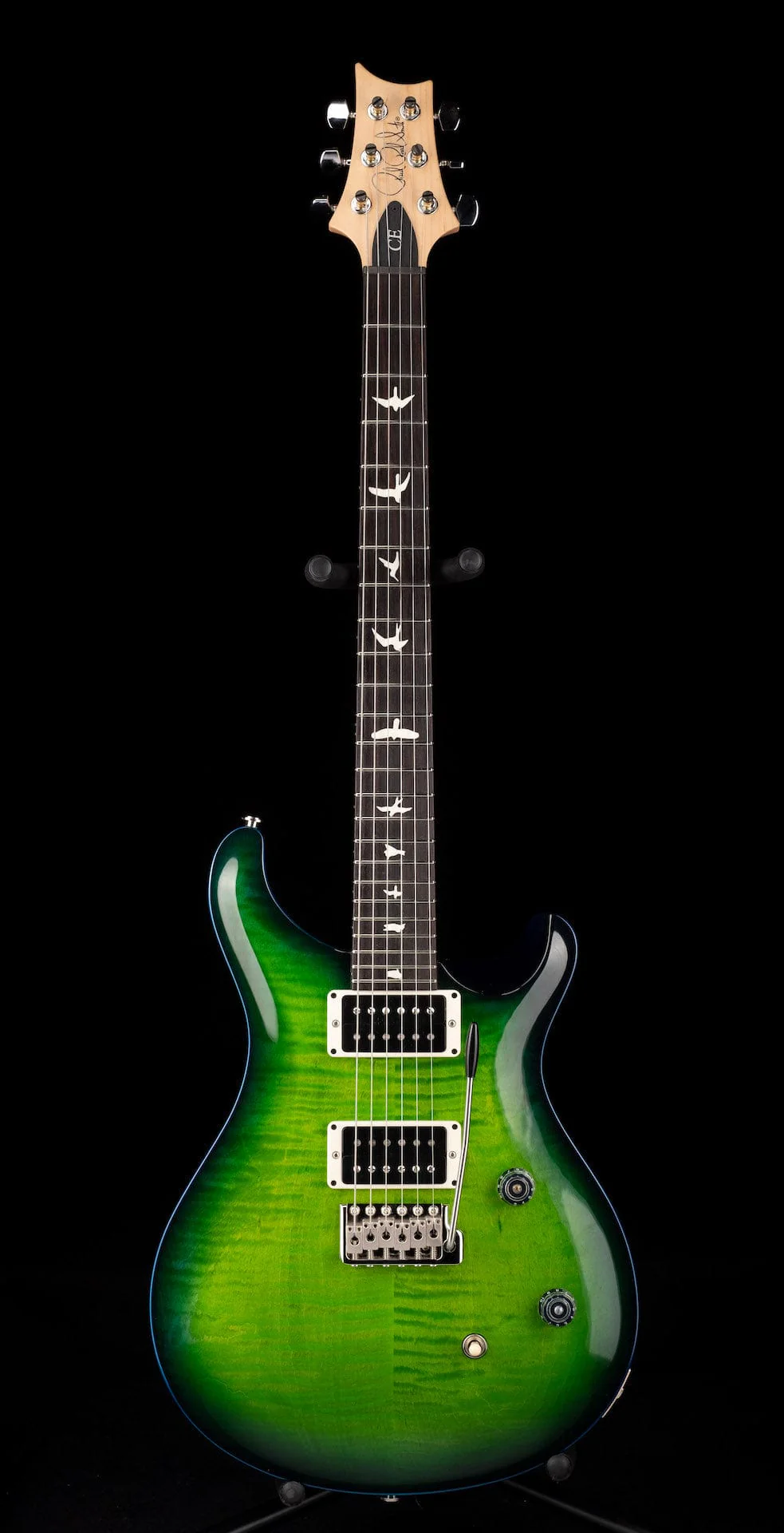 PRS CE24 Custom Color Eriza Verde Smokeburst - Image 2