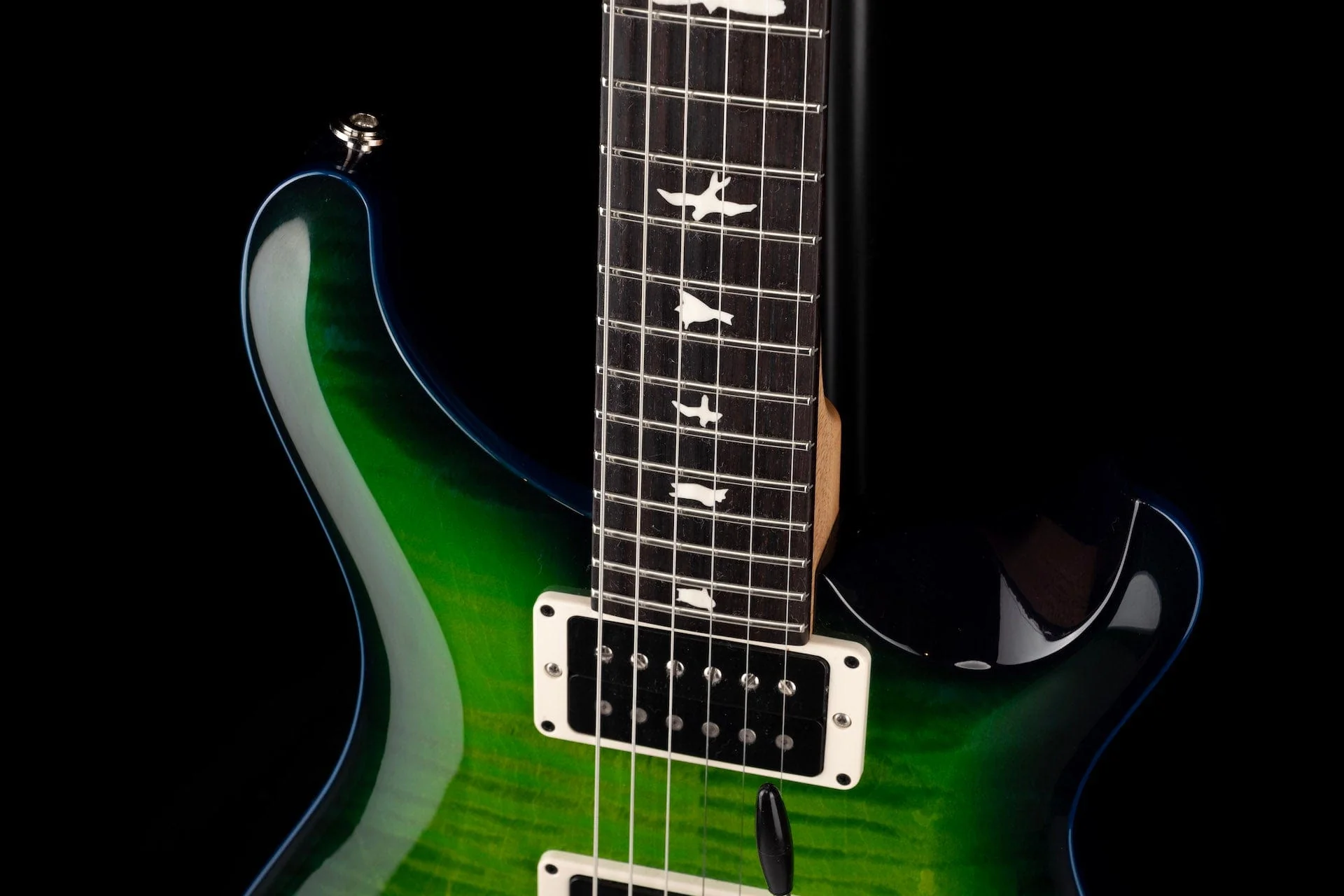 PRS CE24 Custom Color Eriza Verde Smokeburst - Image 3