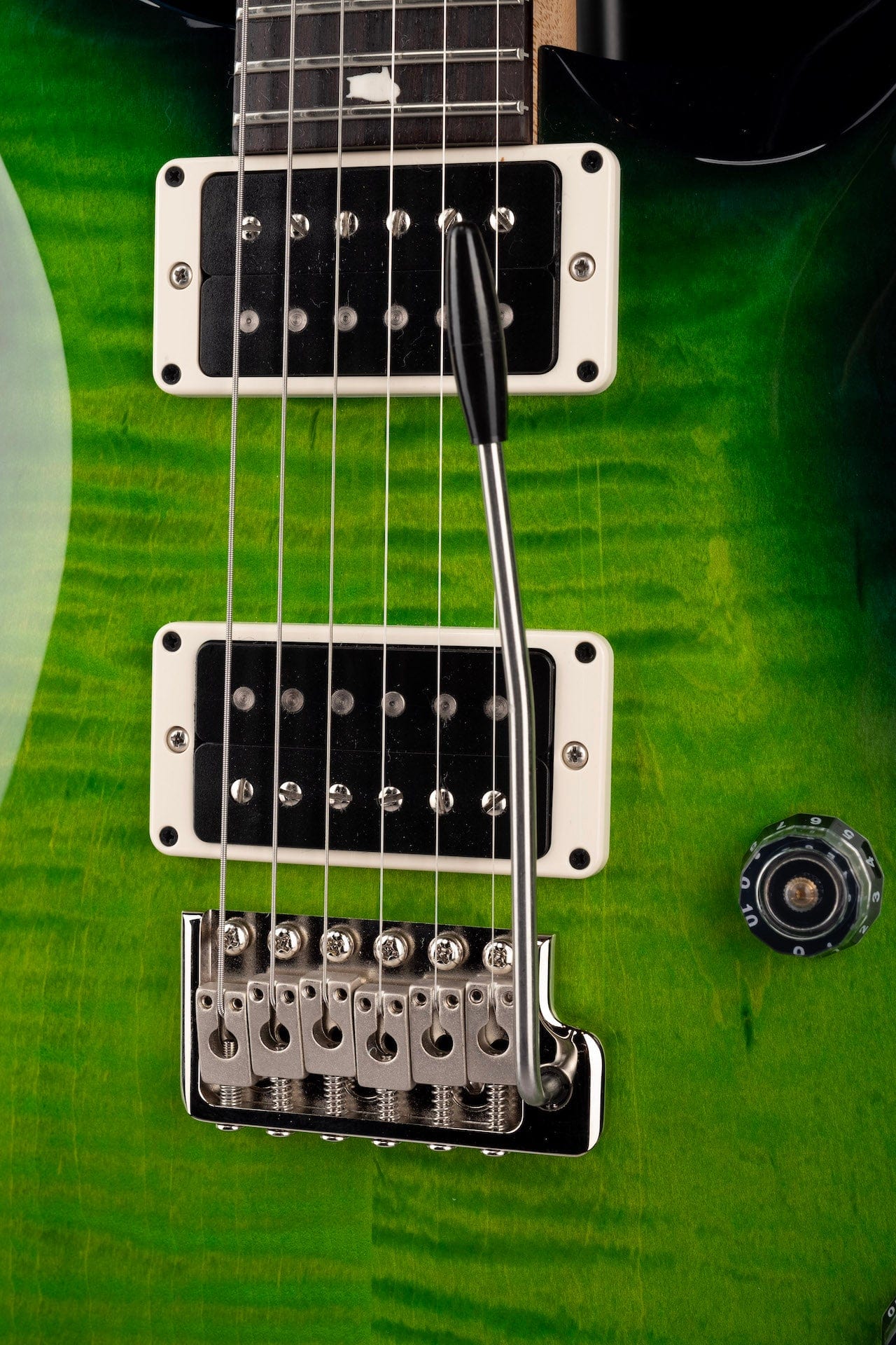 PRS CE24 Custom Color Eriza Verde Smokeburst - Image 4