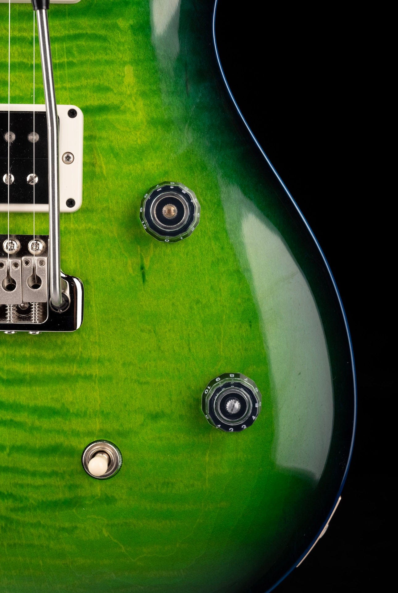 PRS CE24 Custom Color Eriza Verde Smokeburst - Image 5