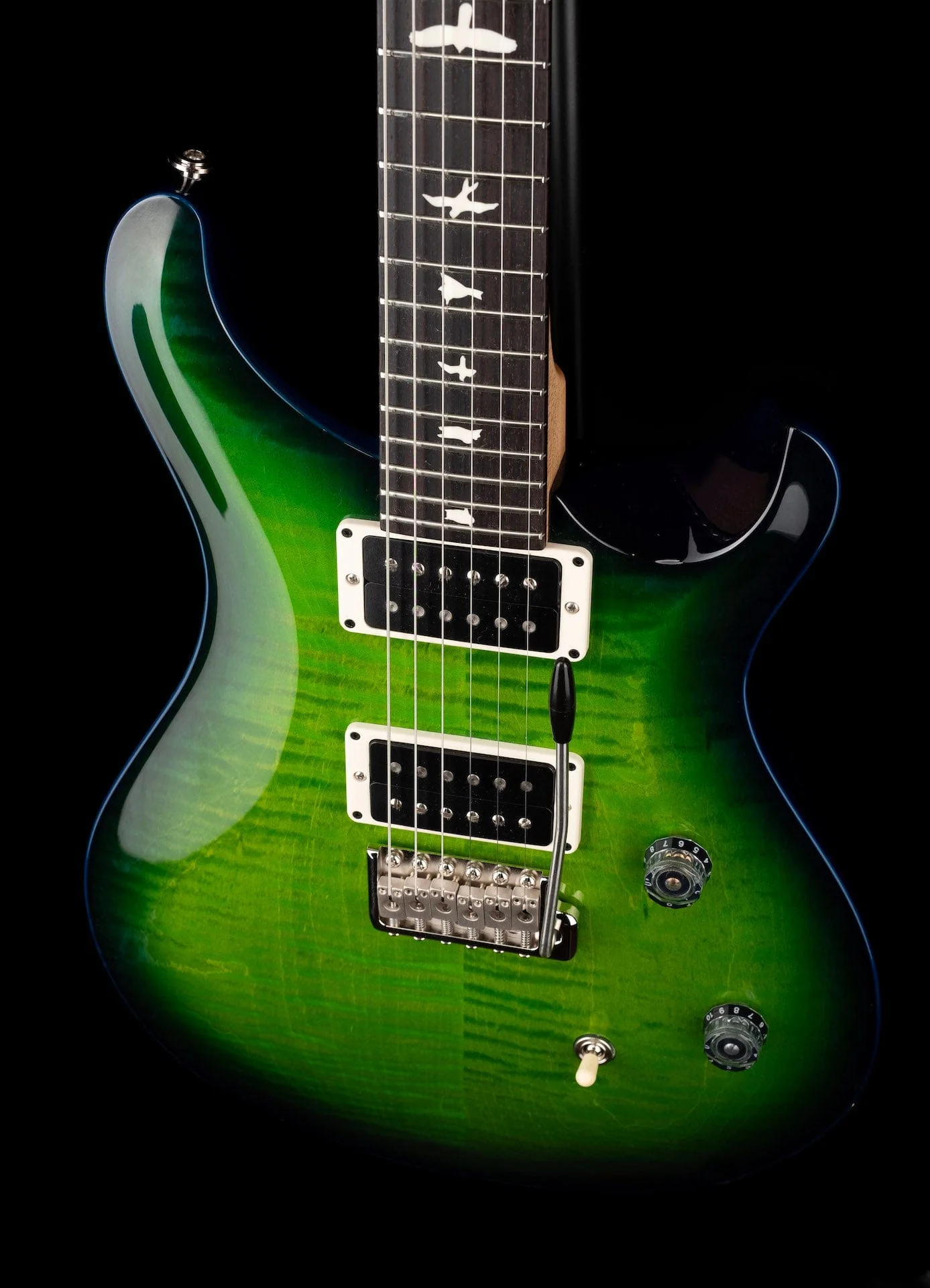 PRS CE24 Custom Color Eriza Verde Smokeburst - Image 7