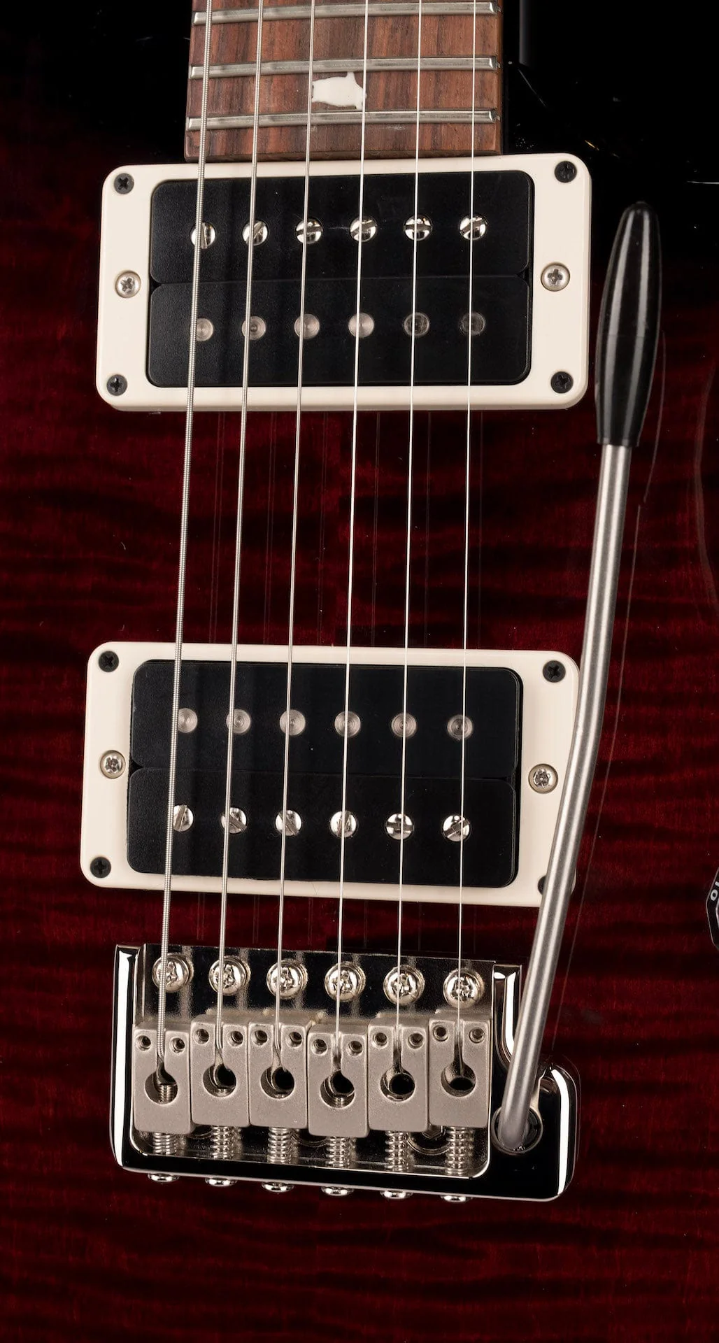 PRS CE24 Custom Color Fire Red Smokewrap Burst - Image 8