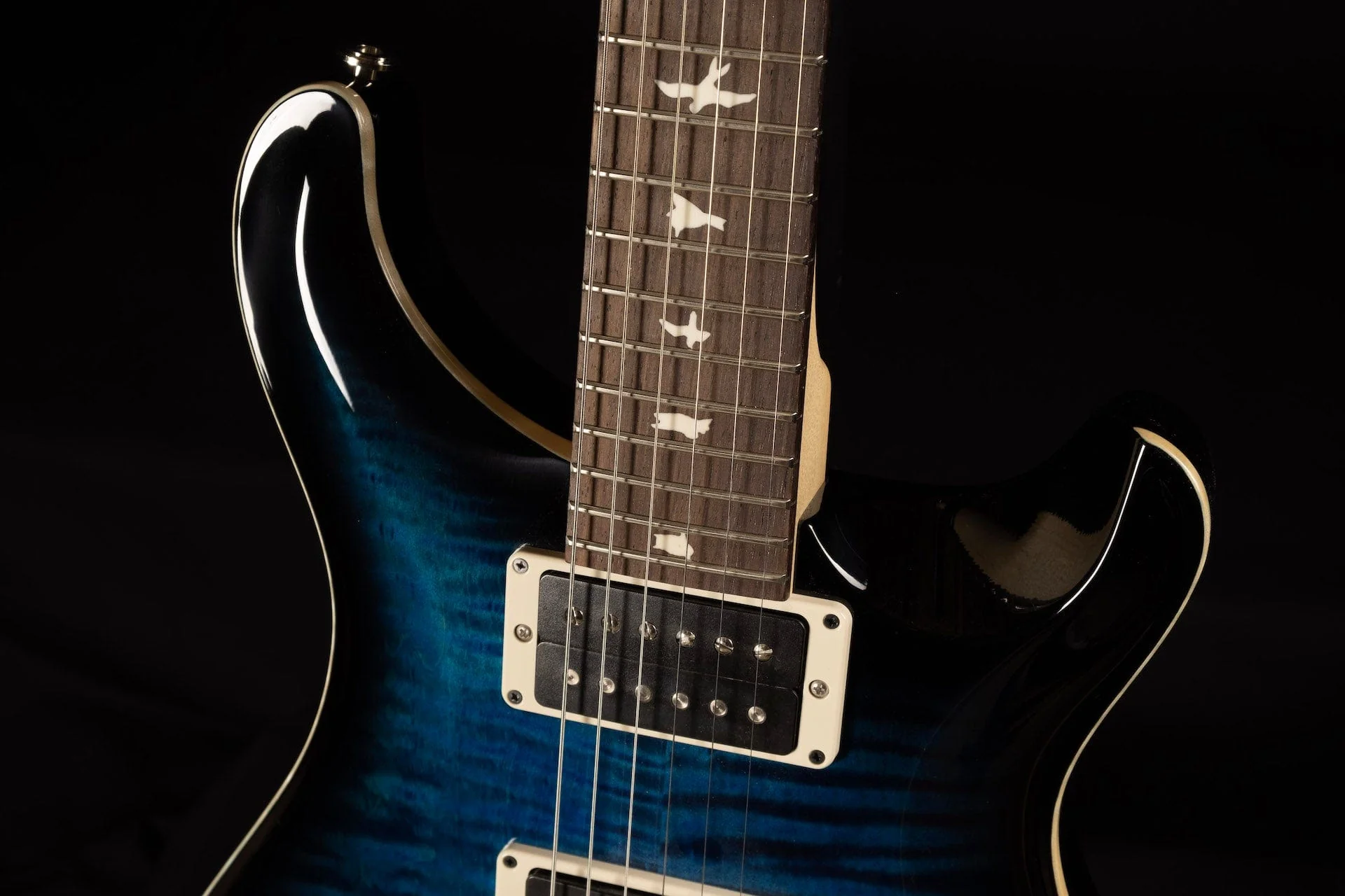 PRS CE24 Sapphire Smokeburst with Gig Bag - Image 7