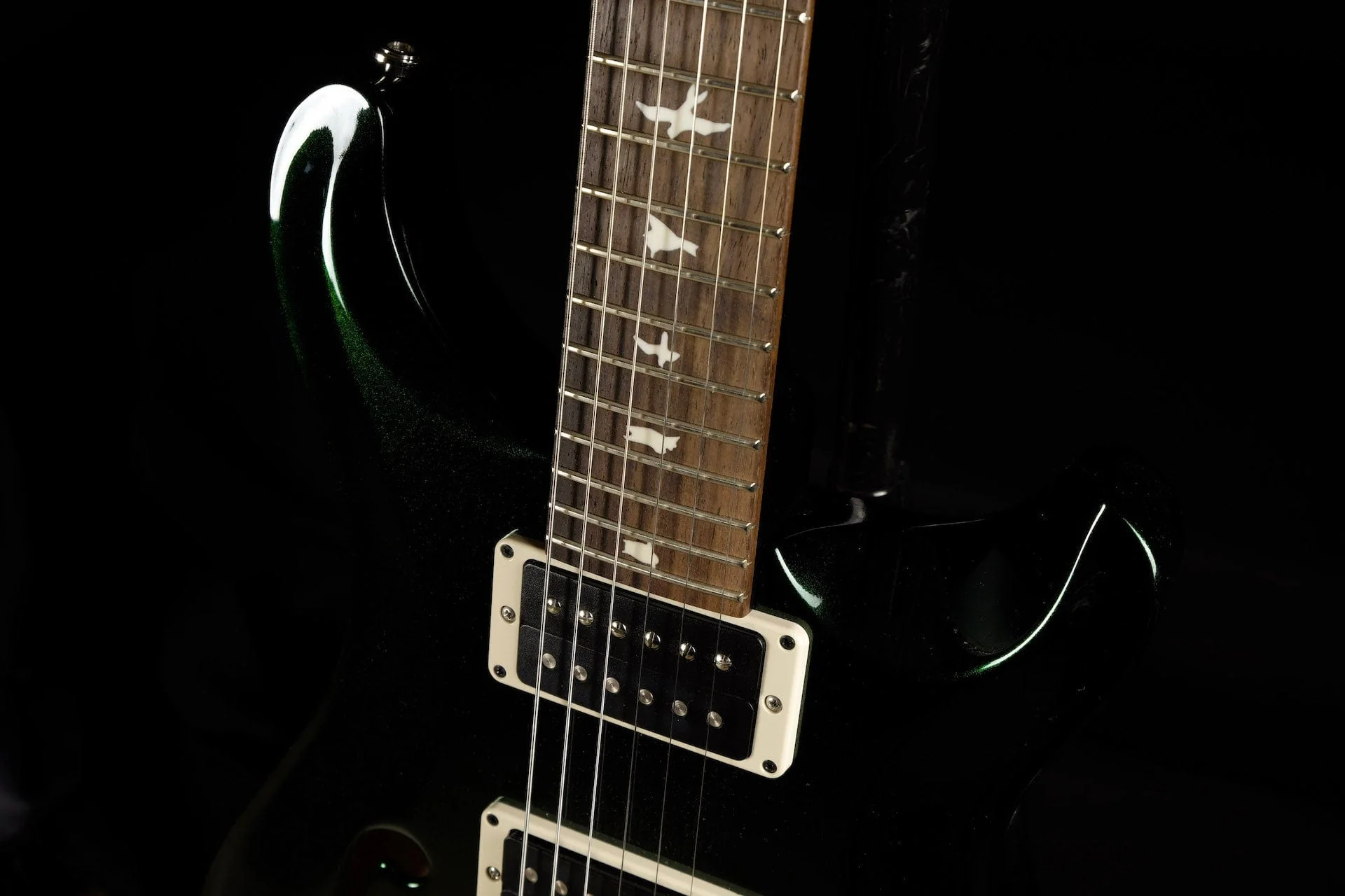 PRS CE24 Semi-Hollow Emerald Metallic With Gig Bag - Image 6