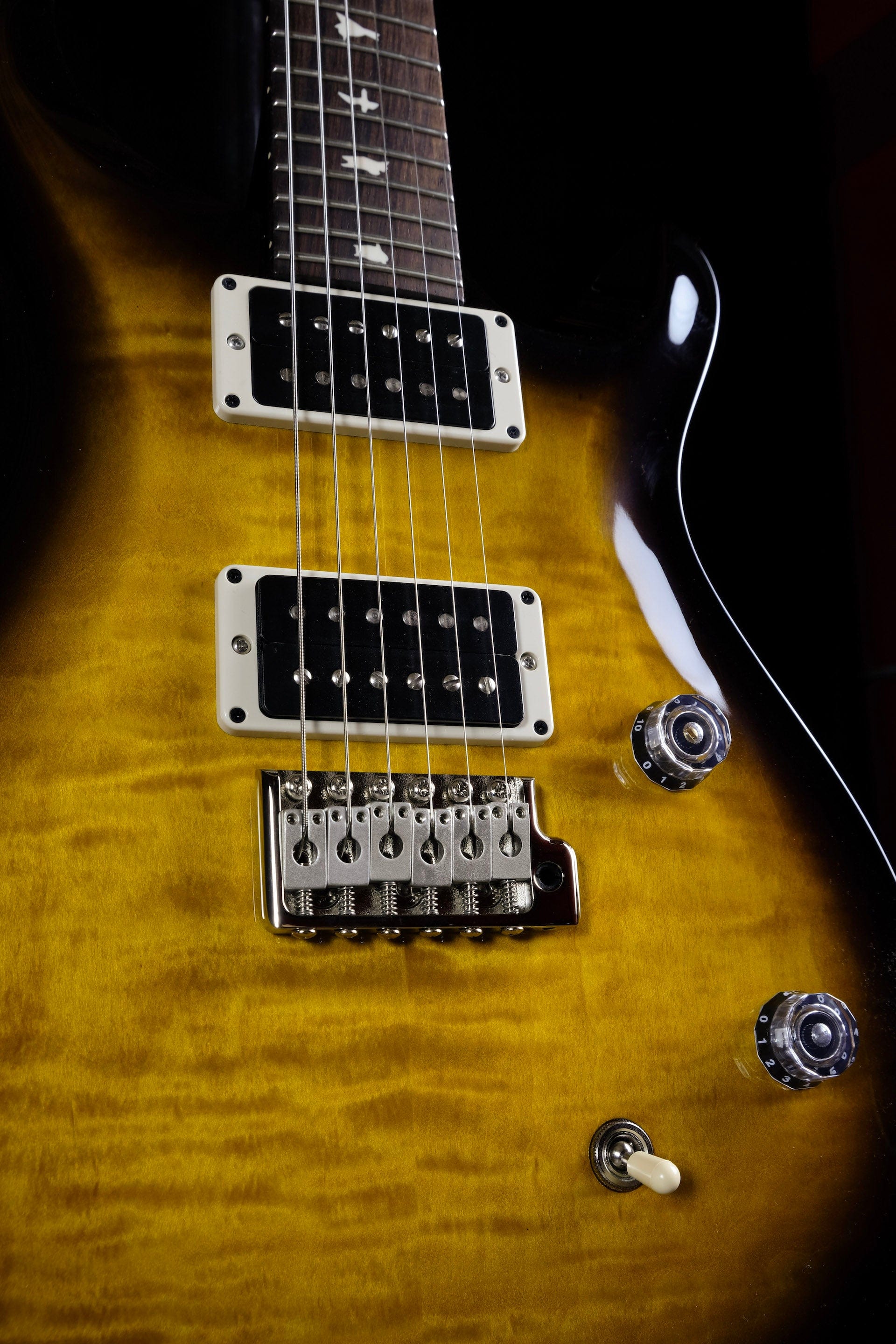 PRS CE24 Vintage Smokewrap Burst with Gig Bag - 2021 Serial # 0322722 - Image 3