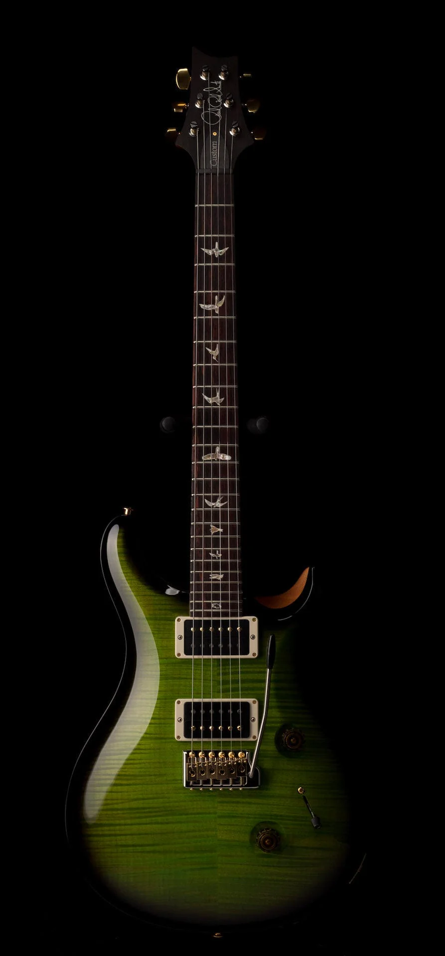 PRS Core 10 Top Custom 24 Pattern Regular Custom Color Eriza Verde Smokewrap Burst W/Case 2022 Serial # 0341462 - Image 10