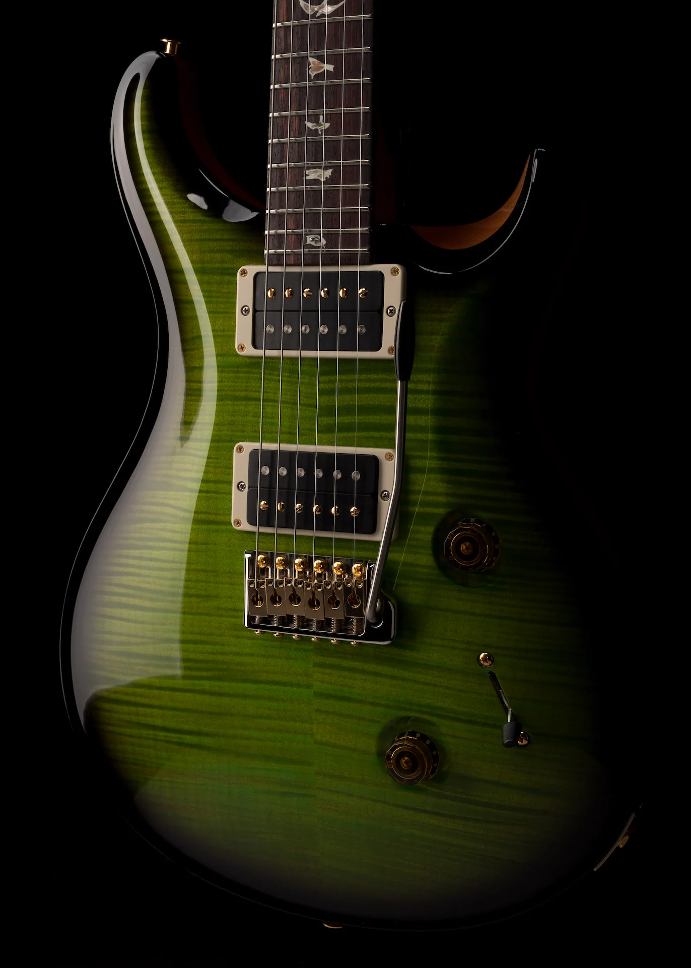 PRS Core 10 Top Custom 24 Pattern Regular Custom Color Eriza Verde Smokewrap Burst W/Case 2022 Serial # 0341462 - Image 11