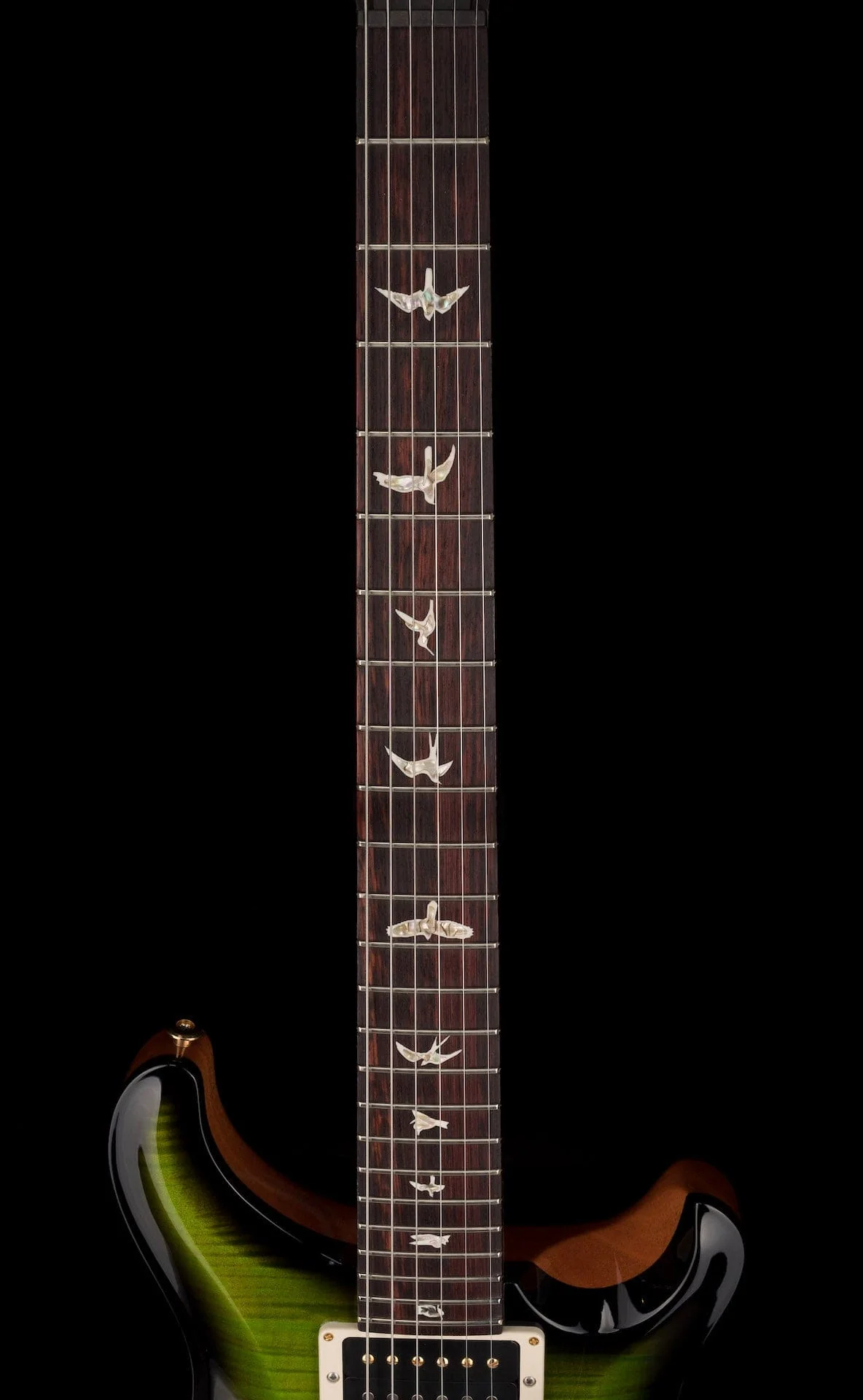 PRS Core 10 Top Custom 24 Pattern Regular Custom Color Eriza Verde Smokewrap Burst W/Case 2022 Serial # 0341462 - Image 12