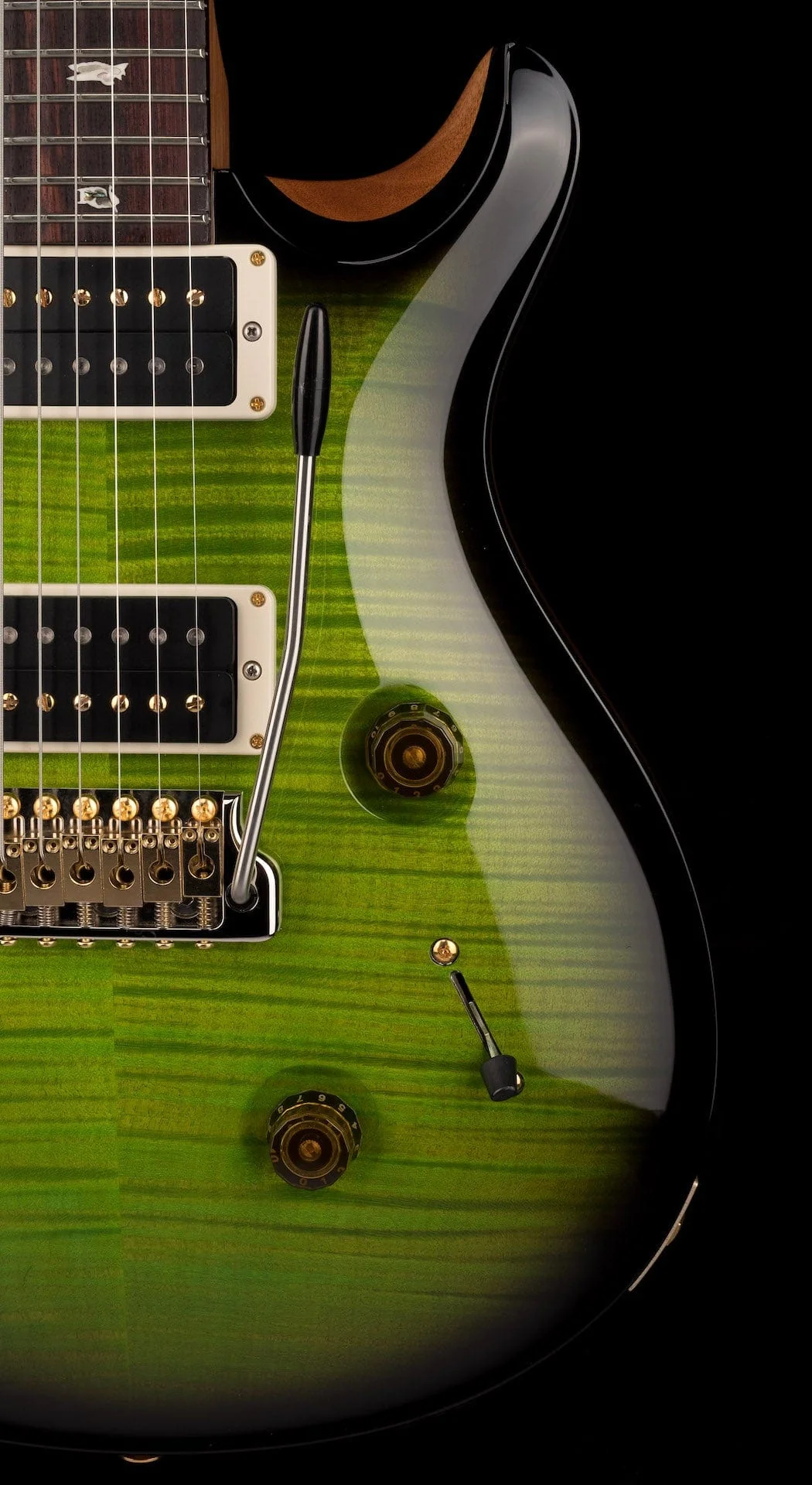 PRS Core 10 Top Custom 24 Pattern Regular Custom Color Eriza Verde Smokewrap Burst W/Case 2022 Serial # 0341462 - Image 7