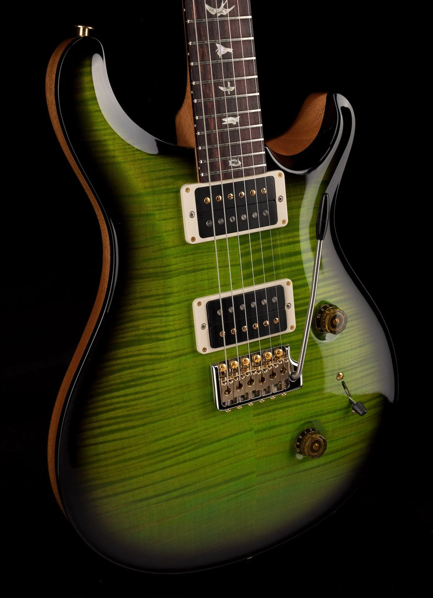 PRS Core 10 Top Custom 24 Pattern Regular Custom Color Eriza Verde Smokewrap Burst W/Case 2022 Serial # 0341462 - Image 9