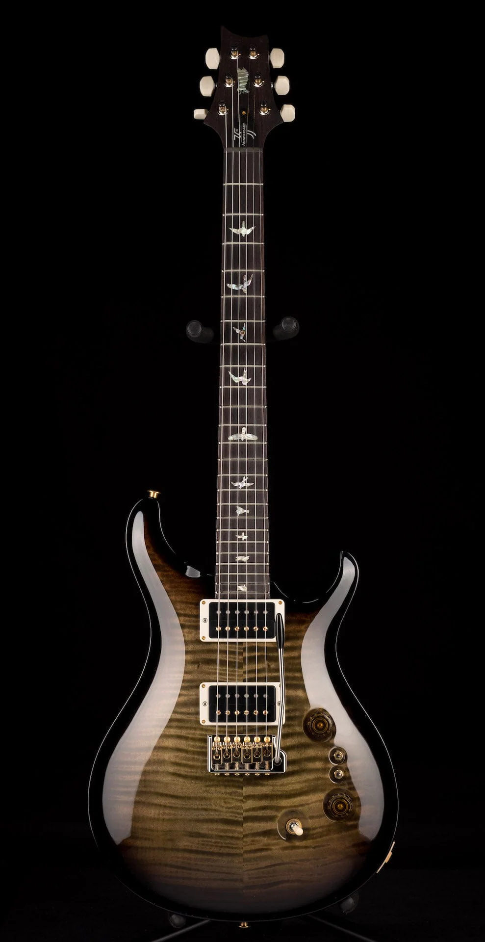 PRS Core 35th Anniversary Custom 24 10 Top Custom Color Faded Olive Smokewrap Burst - Image 2