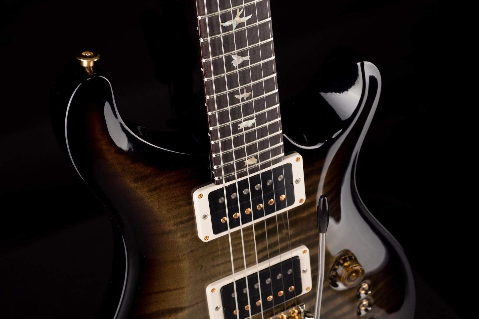 PRS Core 35th Anniversary Custom 24 10 Top Custom Color Faded Olive Smokewrap Burst - Image 4