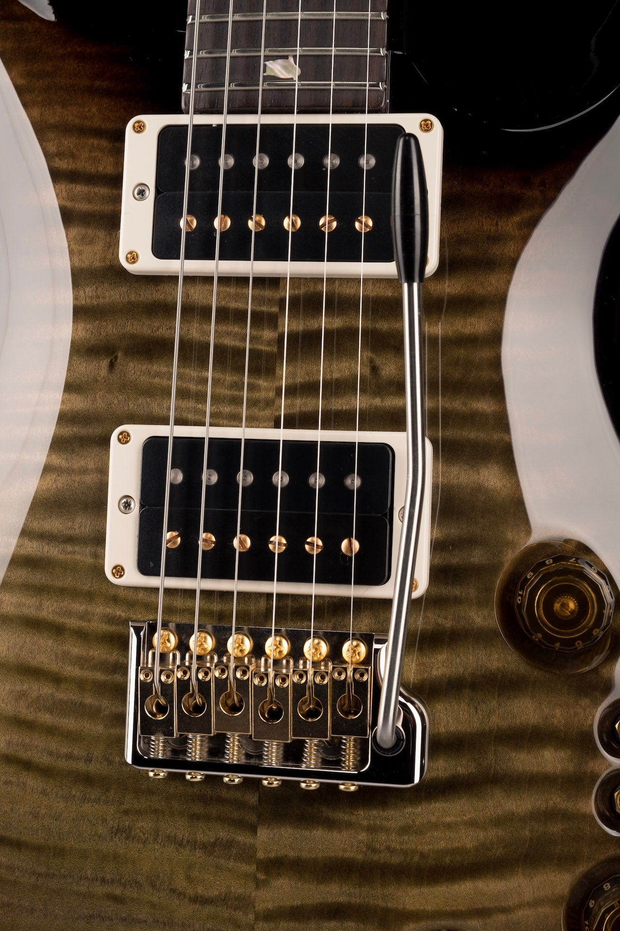 PRS Core 35th Anniversary Custom 24 10 Top Custom Color Faded Olive Smokewrap Burst - Image 6