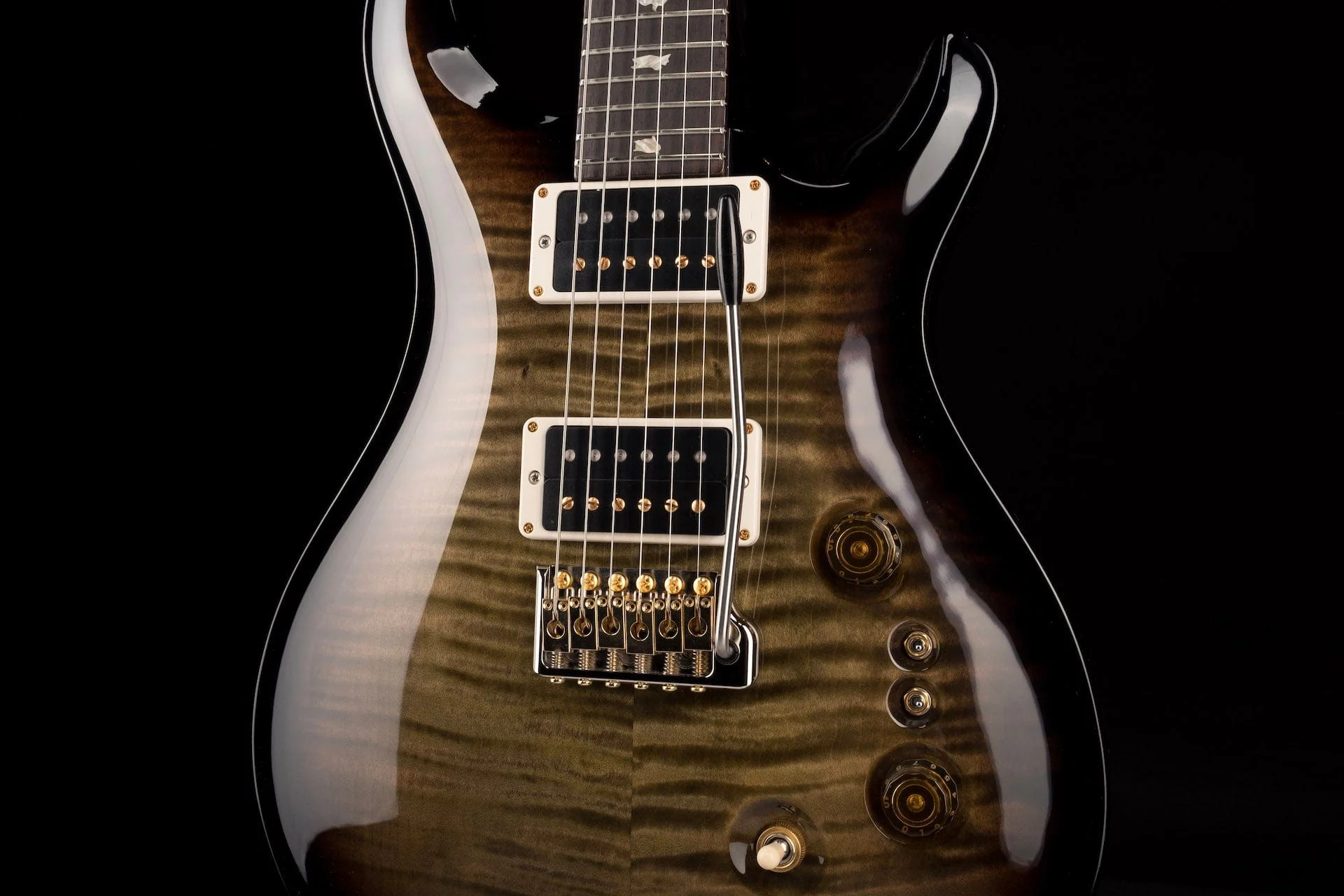 PRS Core 35th Anniversary Custom 24 10 Top Custom Color Faded Olive Smokewrap Burst - Image 7