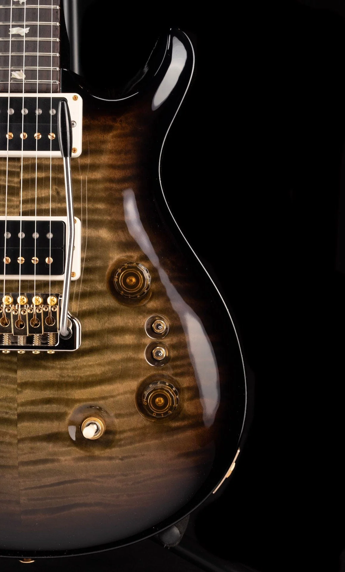 PRS Core 35th Anniversary Custom 24 10 Top Custom Color Faded Olive Smokewrap Burst - Image 8