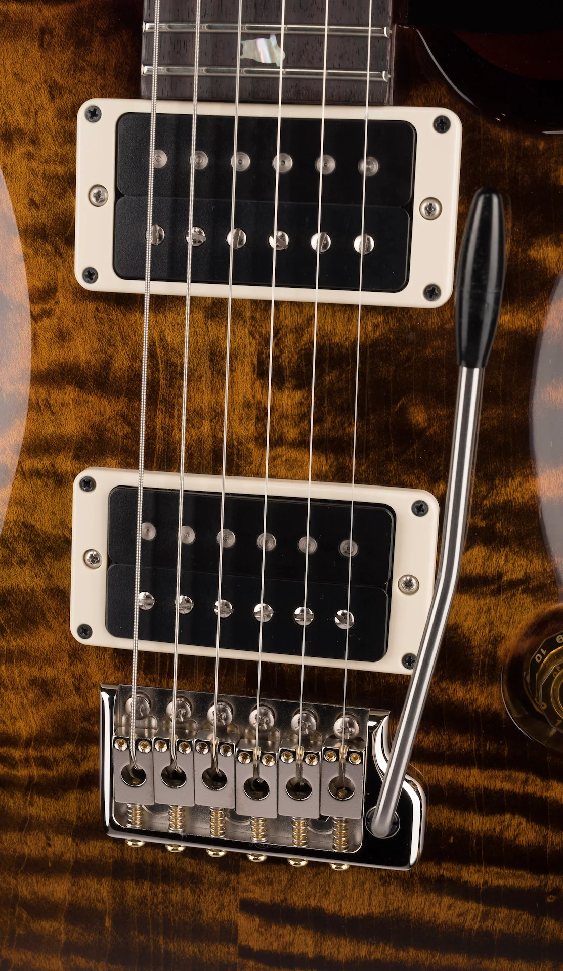 PRS Core 35th Anniversary Custom 24 Custom Color Black Gold Smokewrap Burst - Image 9