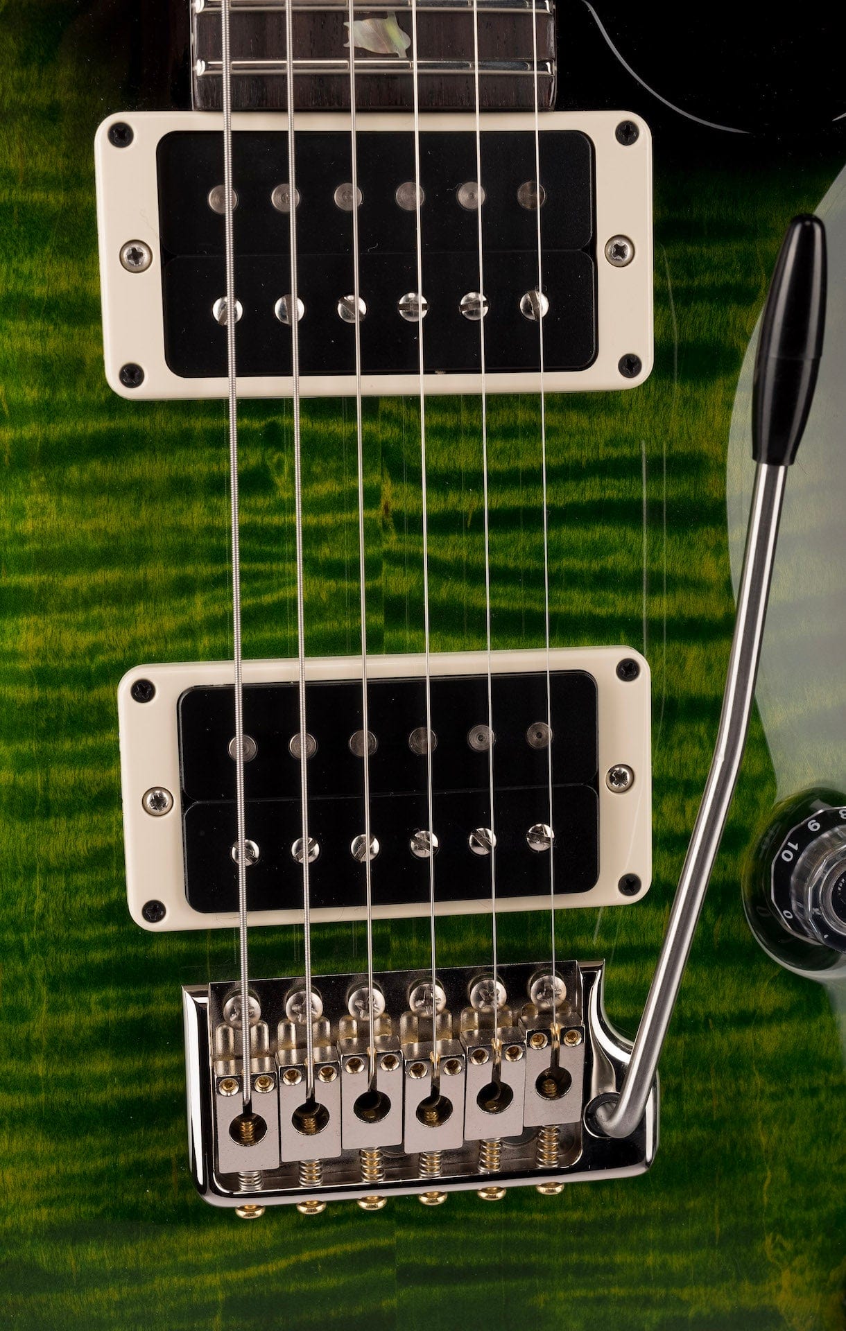 PRS Core 35th Anniversary Custom 24 Pattern Thin Custom Color Emerald Smokeburst with Case - Image 8