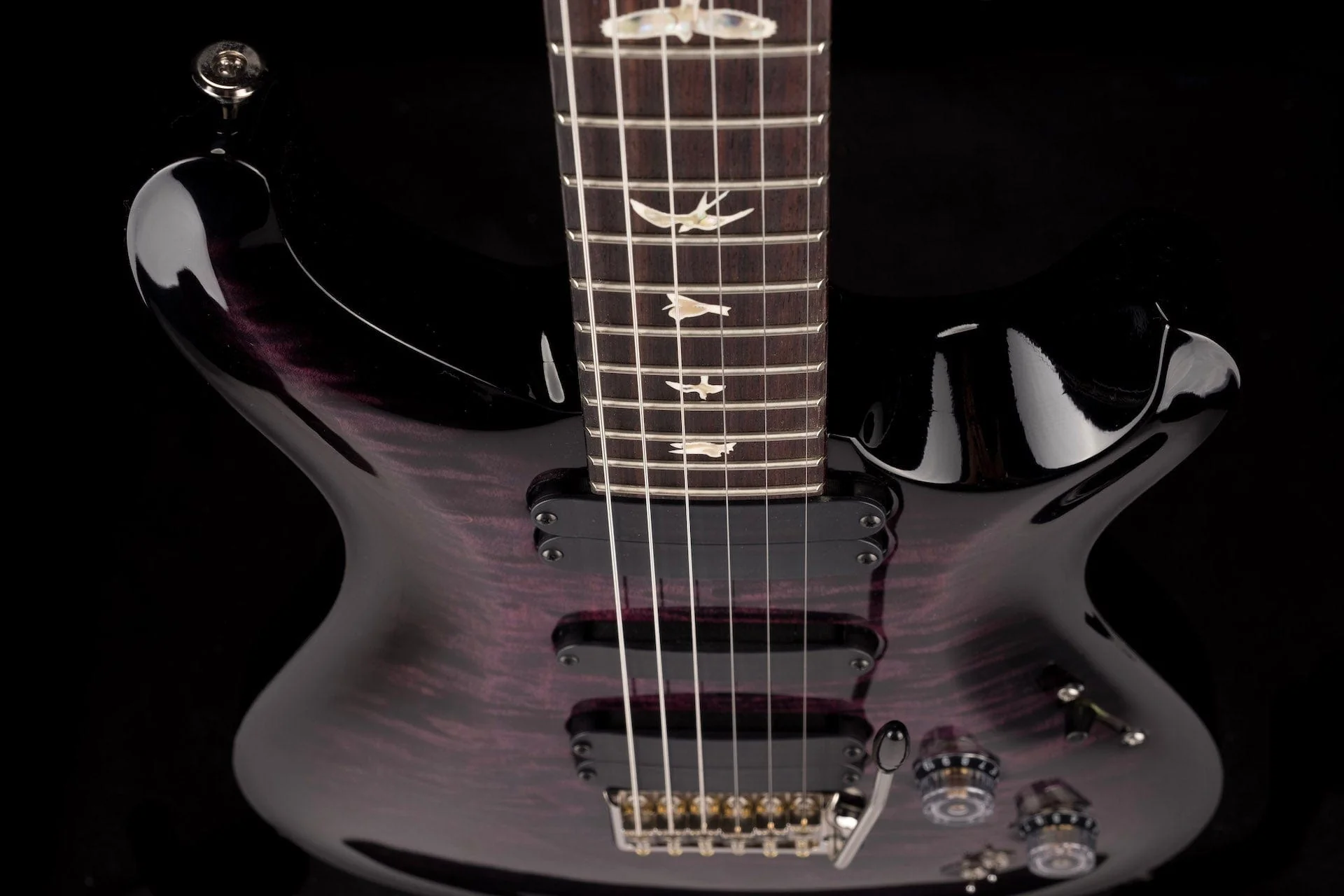 PRS Core 509 Custom Color Dark Violet Smokewrap Burst with Case - Image 12