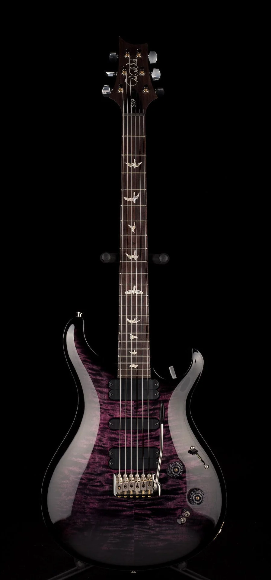 PRS Core 509 Custom Color Dark Violet Smokewrap Burst with Case - Image 2