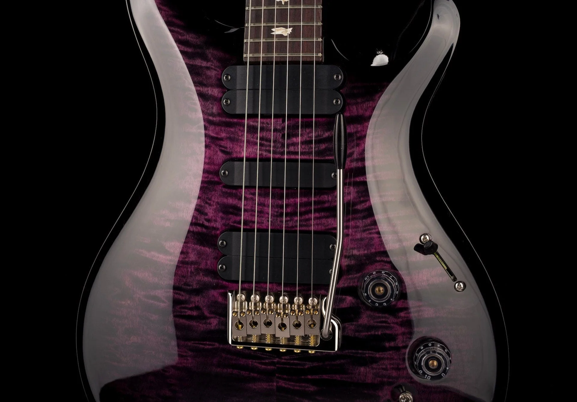 PRS Core 509 Custom Color Dark Violet Smokewrap Burst with Case - Image 6
