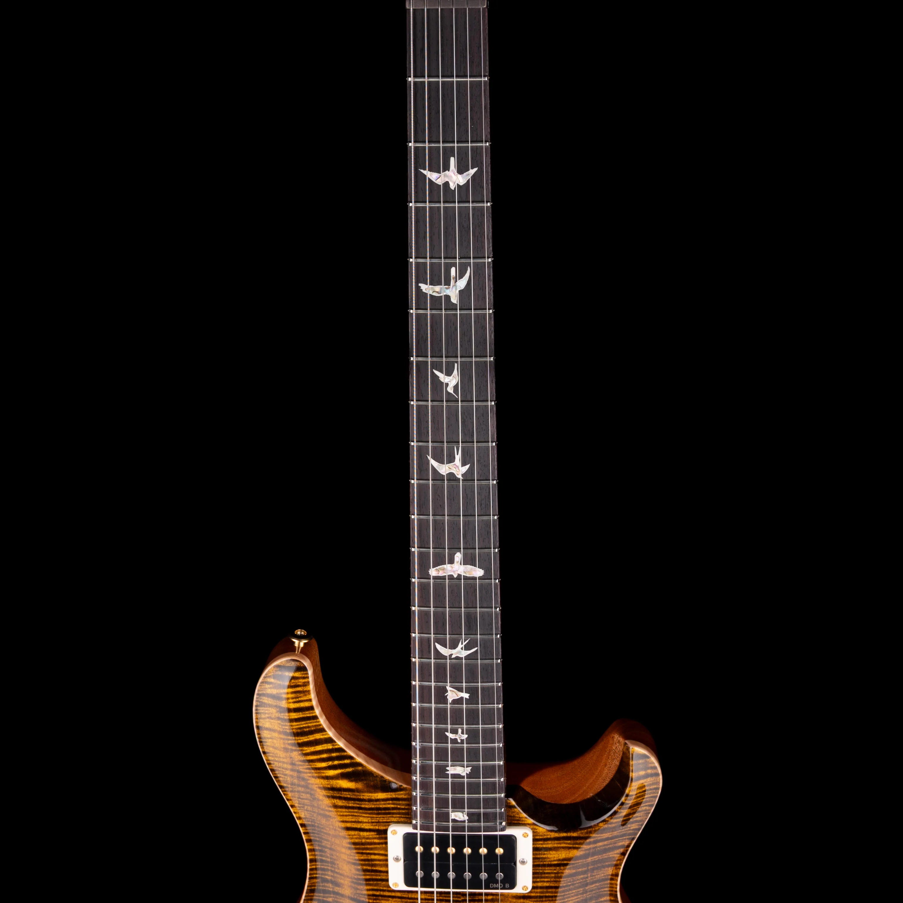 PRS Core Custom 24 Pattern Thin 10 Top Yellow Tiger with Case - Image 7