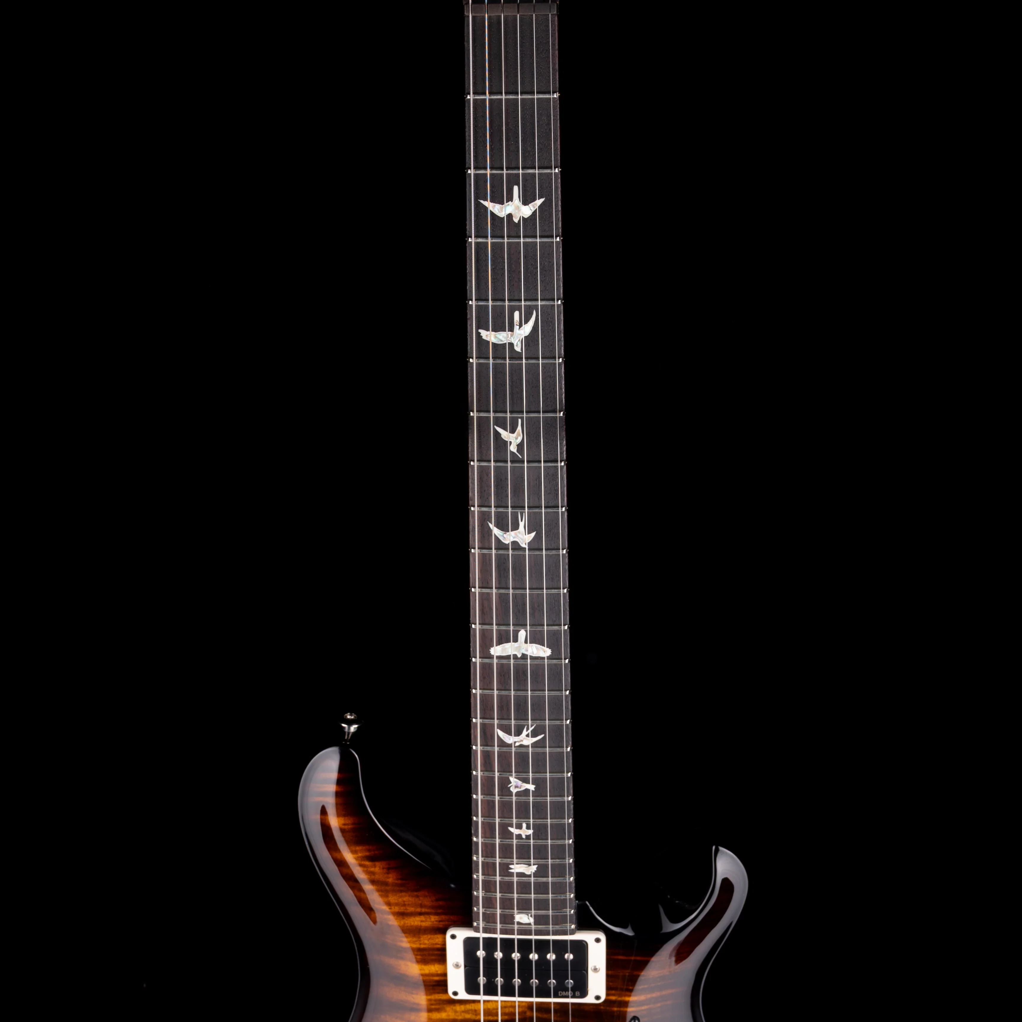 PRS Core Custom 24 Piezo Pattern Thin Black Gold Wraparound Burst Electric Guitar With Case - Image 7