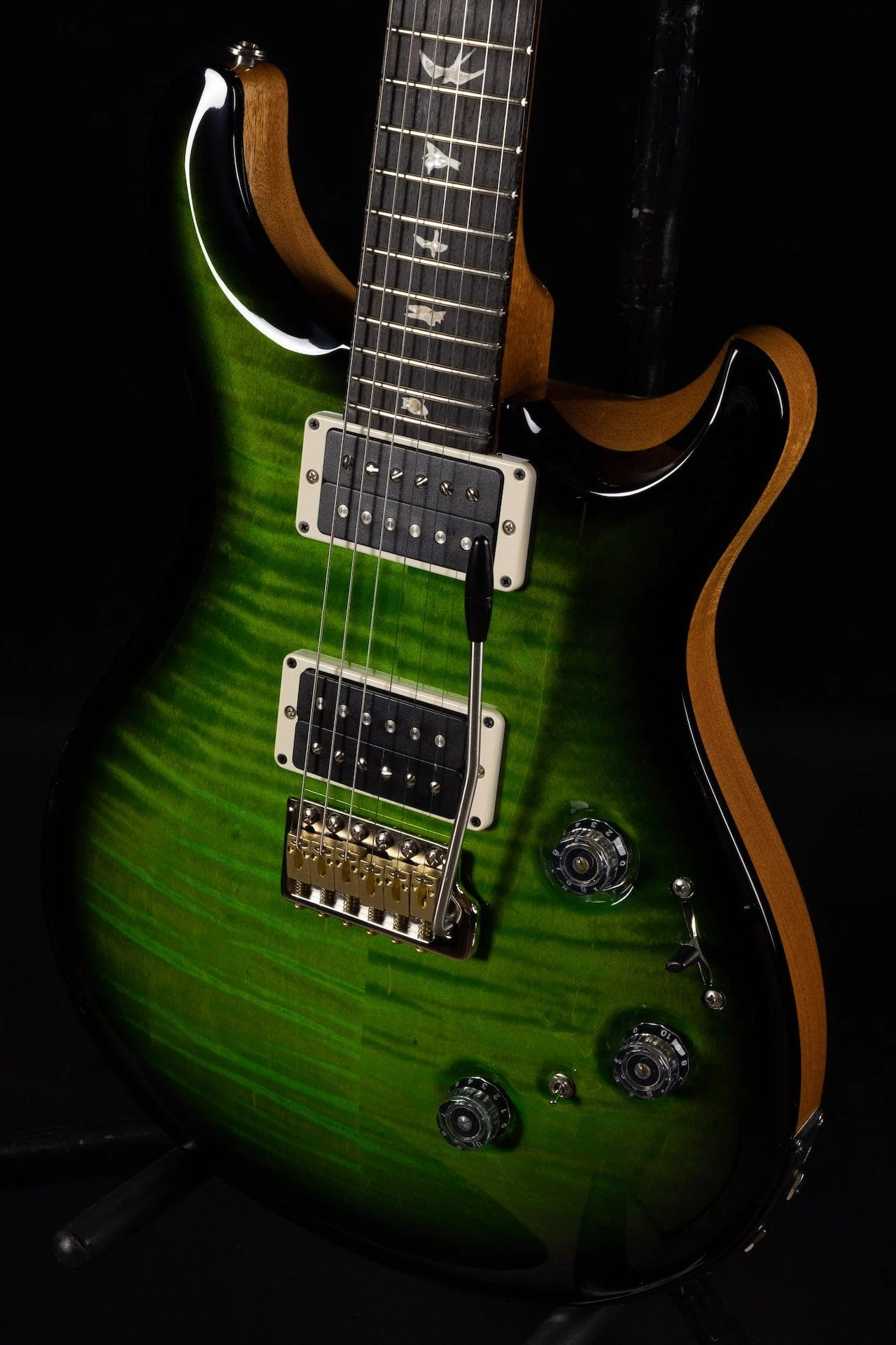 PRS Core Custom 24 Piezo Pattern Thin Eriza Verde Smokewrap Burst - Image 3