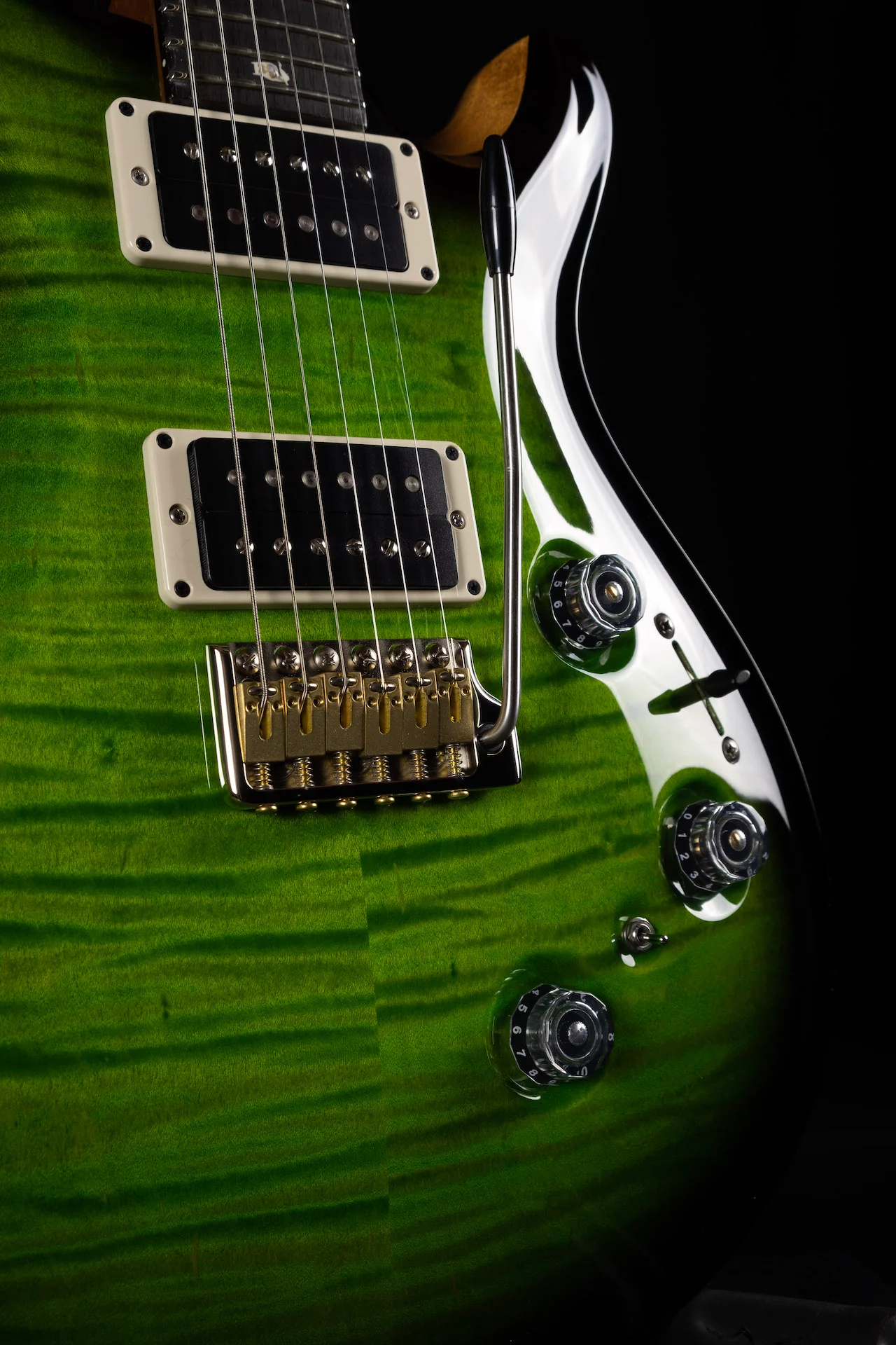 PRS Core Custom 24 Piezo Pattern Thin Eriza Verde Smokewrap Burst - Image 4