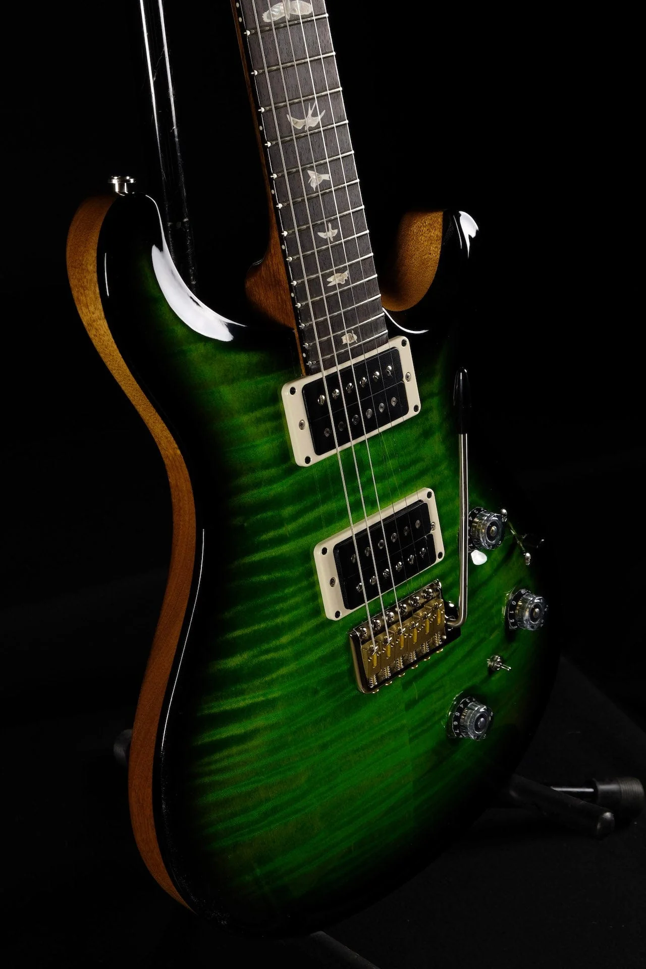 PRS Core Custom 24 Piezo Pattern Thin Eriza Verde Smokewrap Burst - Image 5