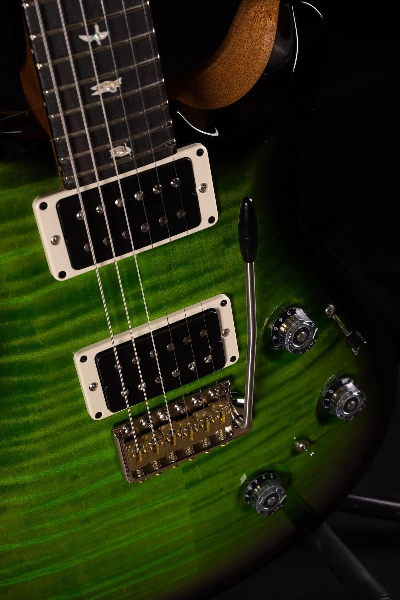 PRS Core Custom 24 Piezo Pattern Thin Eriza Verde Smokewrap Burst - Image 6