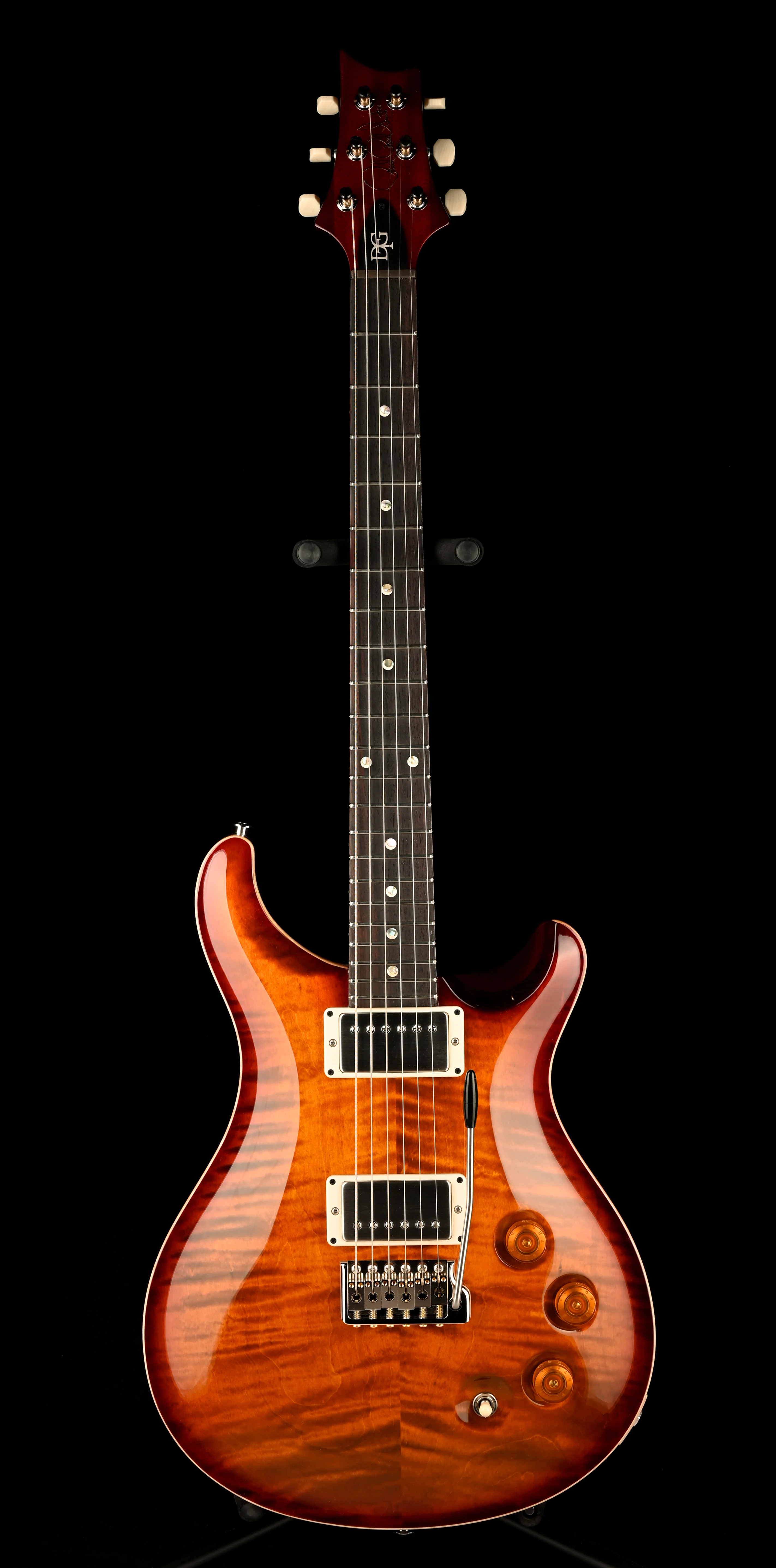 PRS Core DGT Moon Inlays Dark Cherry Sunburst with Case - Image 2