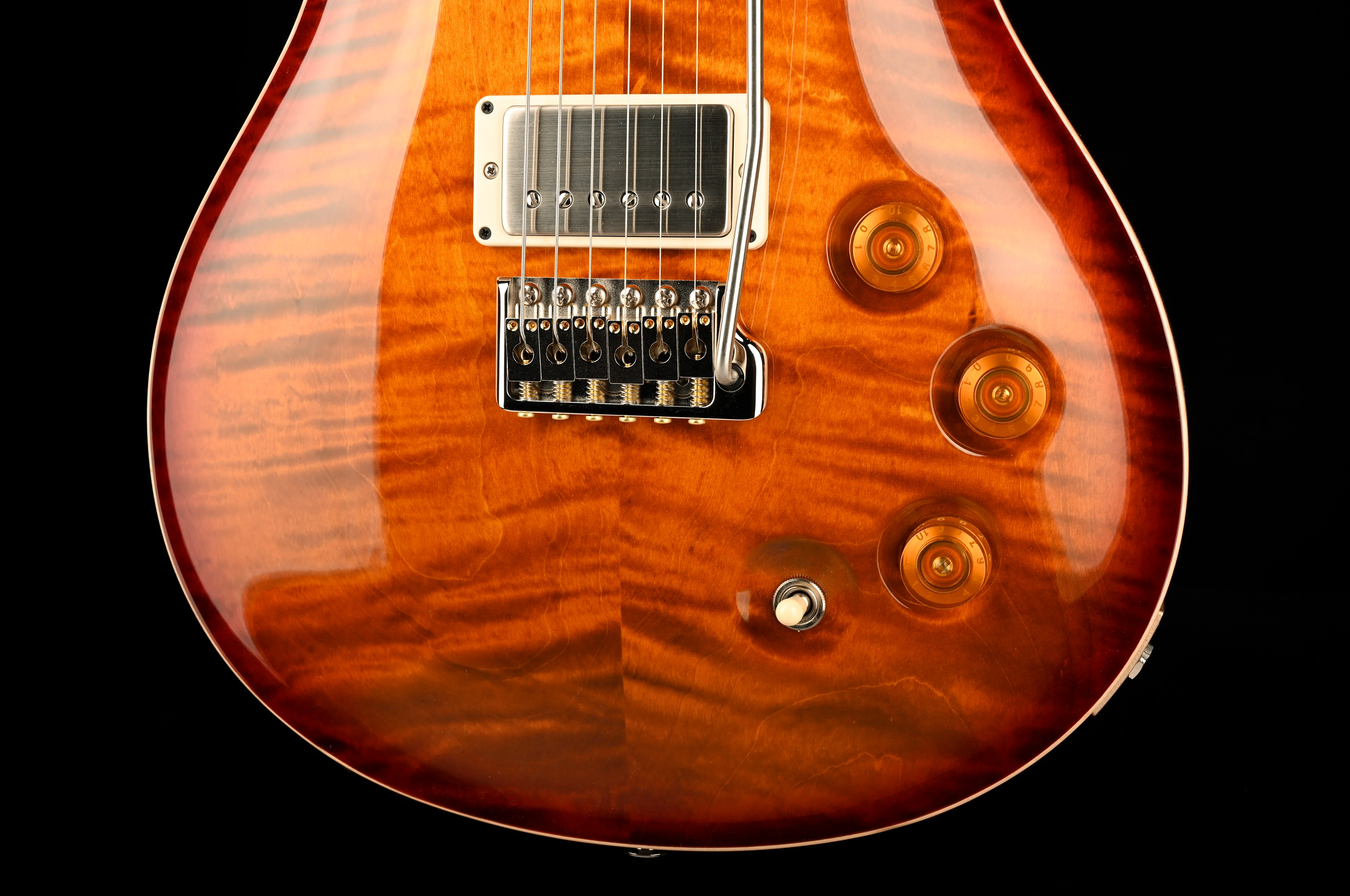 PRS Core DGT Moon Inlays Dark Cherry Sunburst with Case - Image 5