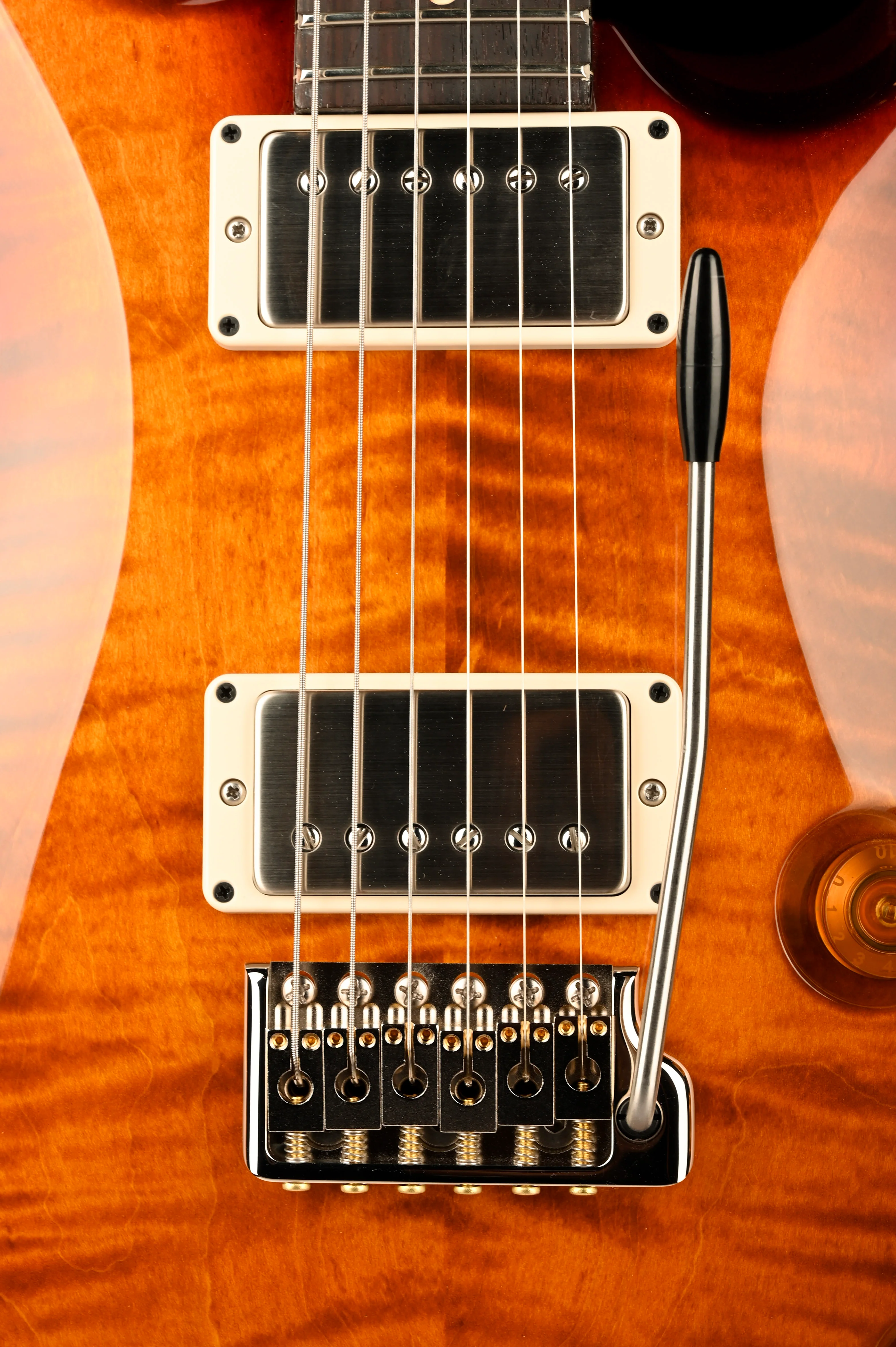 PRS Core DGT Moon Inlays Dark Cherry Sunburst with Case - Image 7
