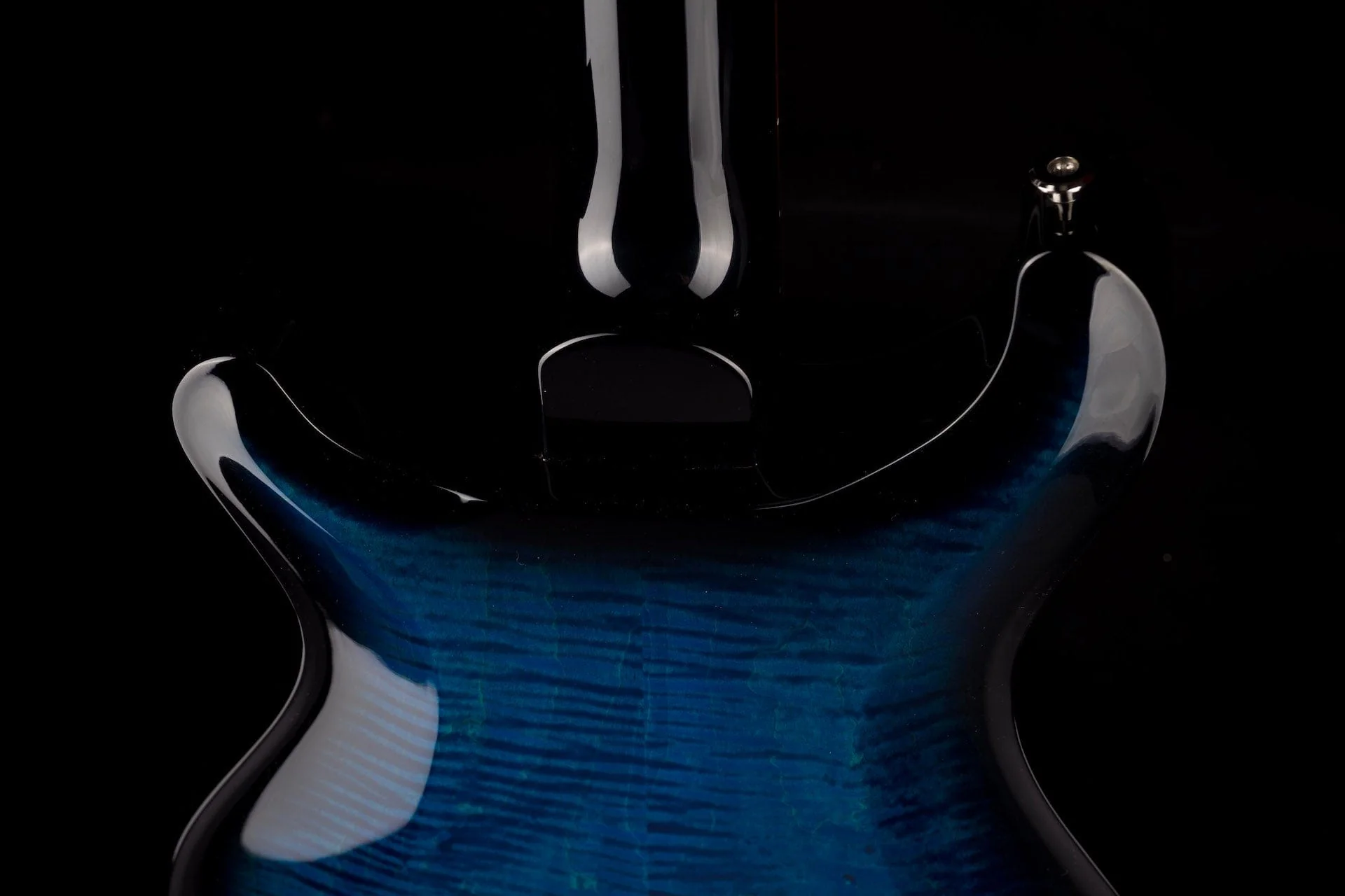 PRS Core Hollowbody II Piezo Custom Color Sapphire Smokeburst Burst with Case - Image 13