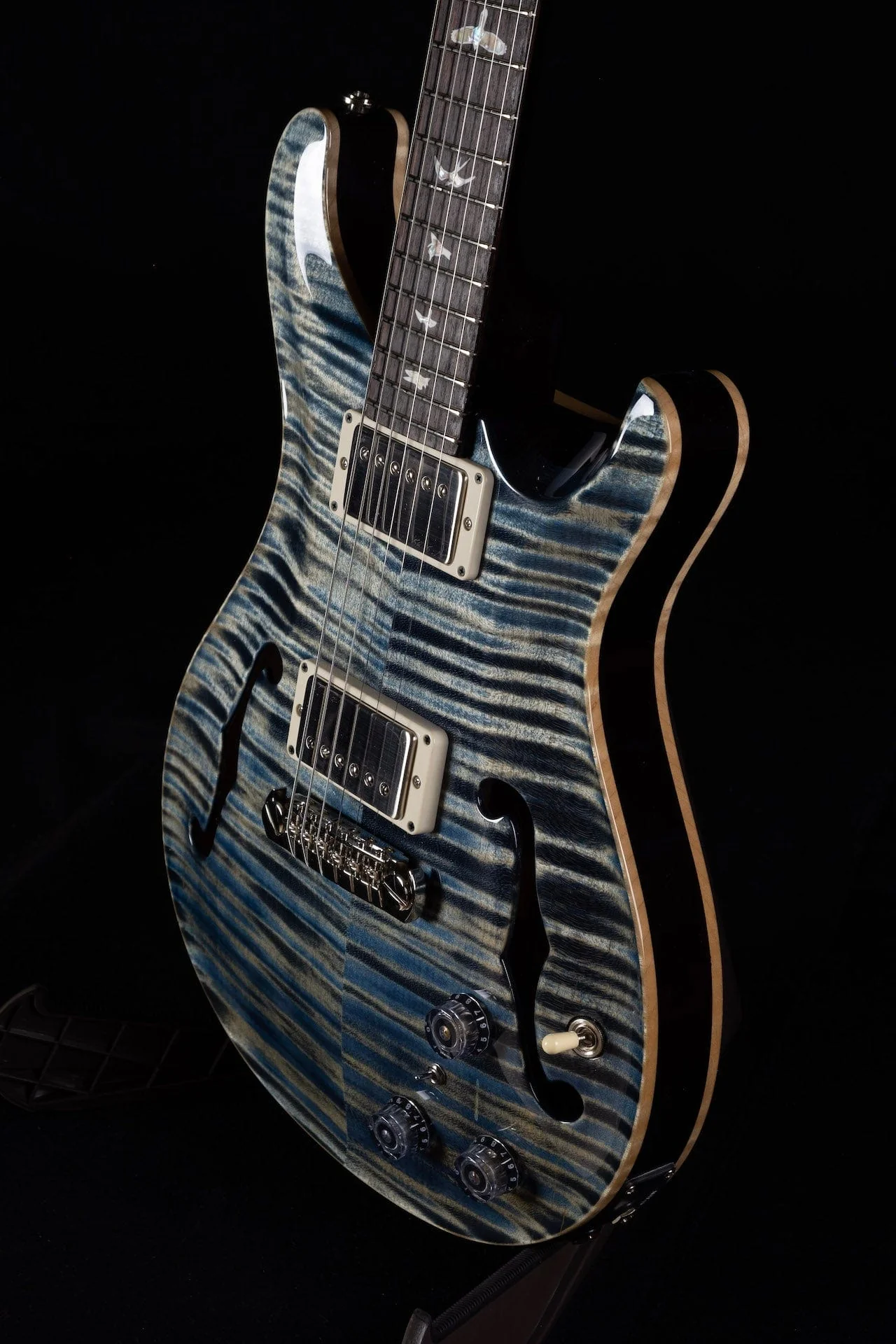 PRS Core Hollowbody II Piezo Faded Whale Blue with Case - Image 4