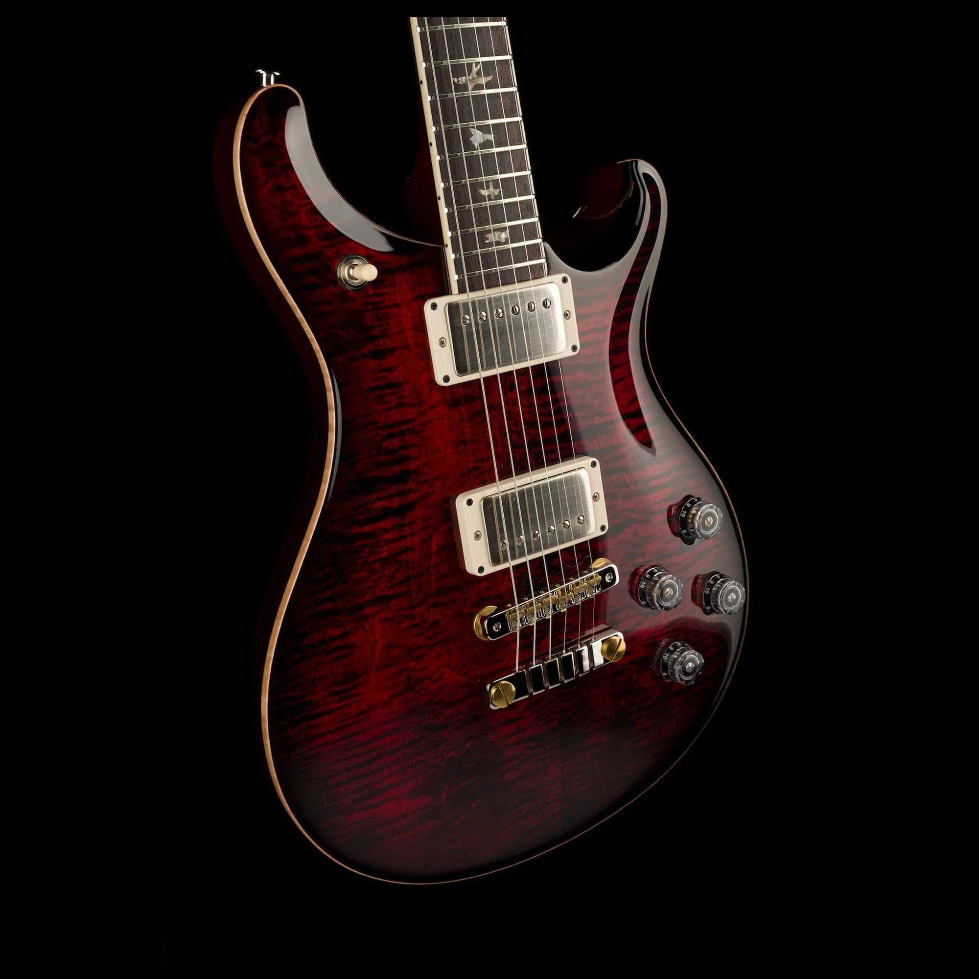 PRS Core McCarty 594 Pattern Vintage Fire Red Burst Electric Guitar - Serial # 0366073 - Image 10