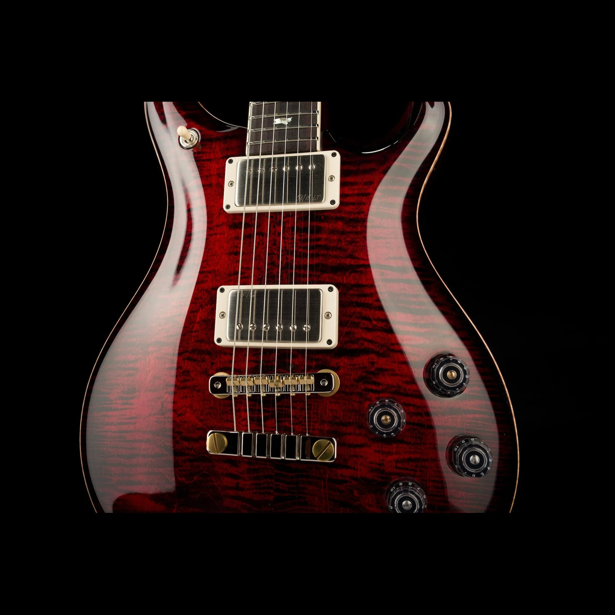 PRS Core McCarty 594 Pattern Vintage Fire Red Burst Electric Guitar - Serial # 0366073 - Image 6