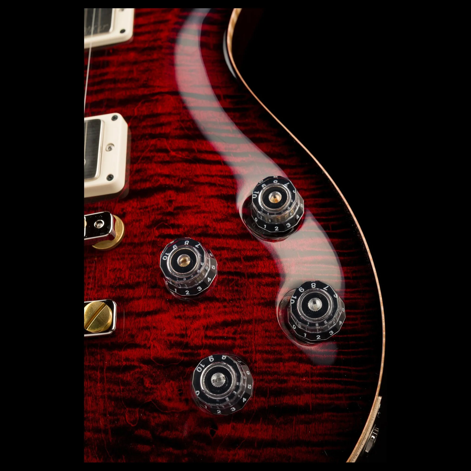 PRS Core McCarty 594 Pattern Vintage Fire Red Burst Electric Guitar - Serial # 0366073 - Image 8