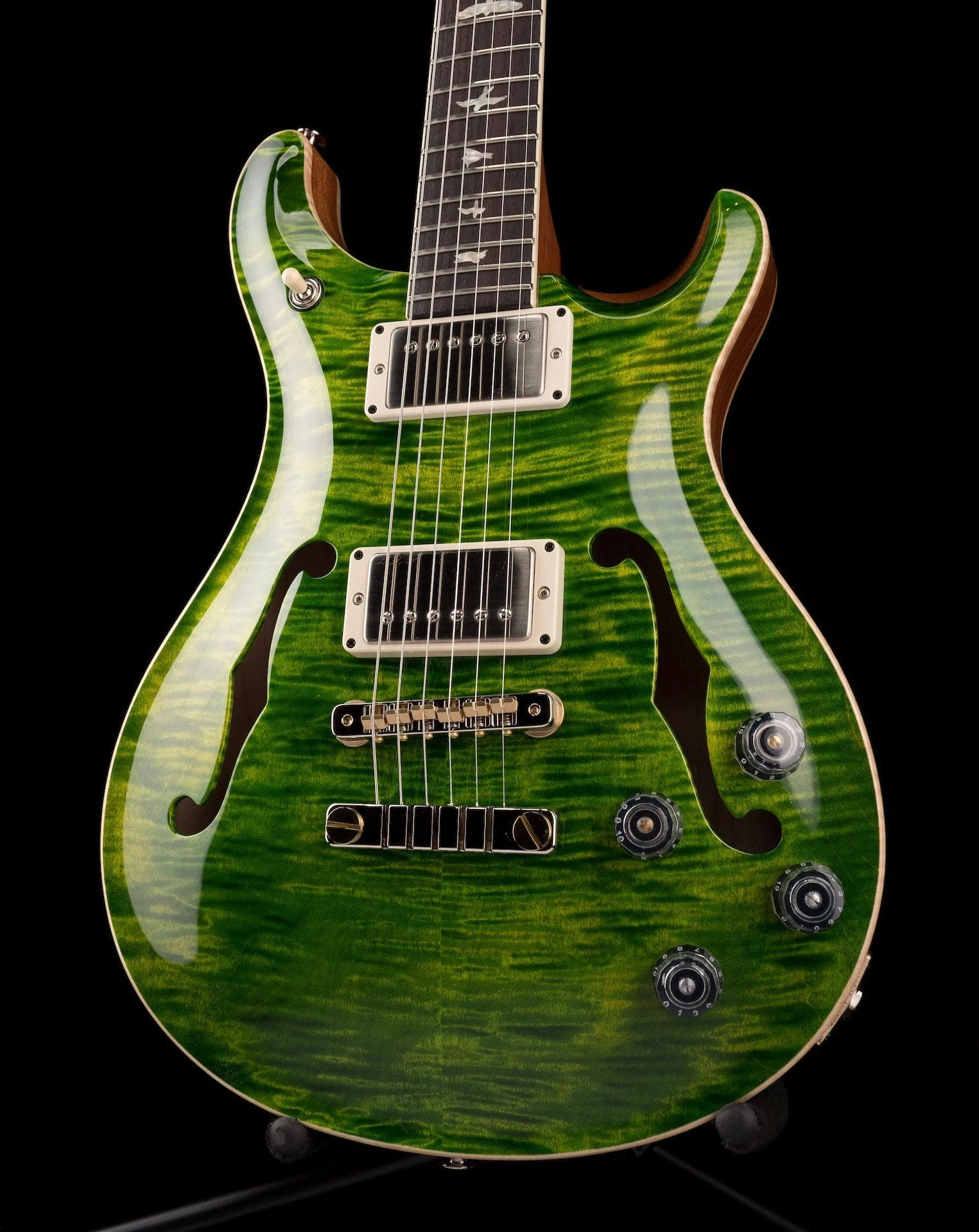 PRS Core McCarty 594 Hollowbody II Emerald Green Electric Guitar - Image 10