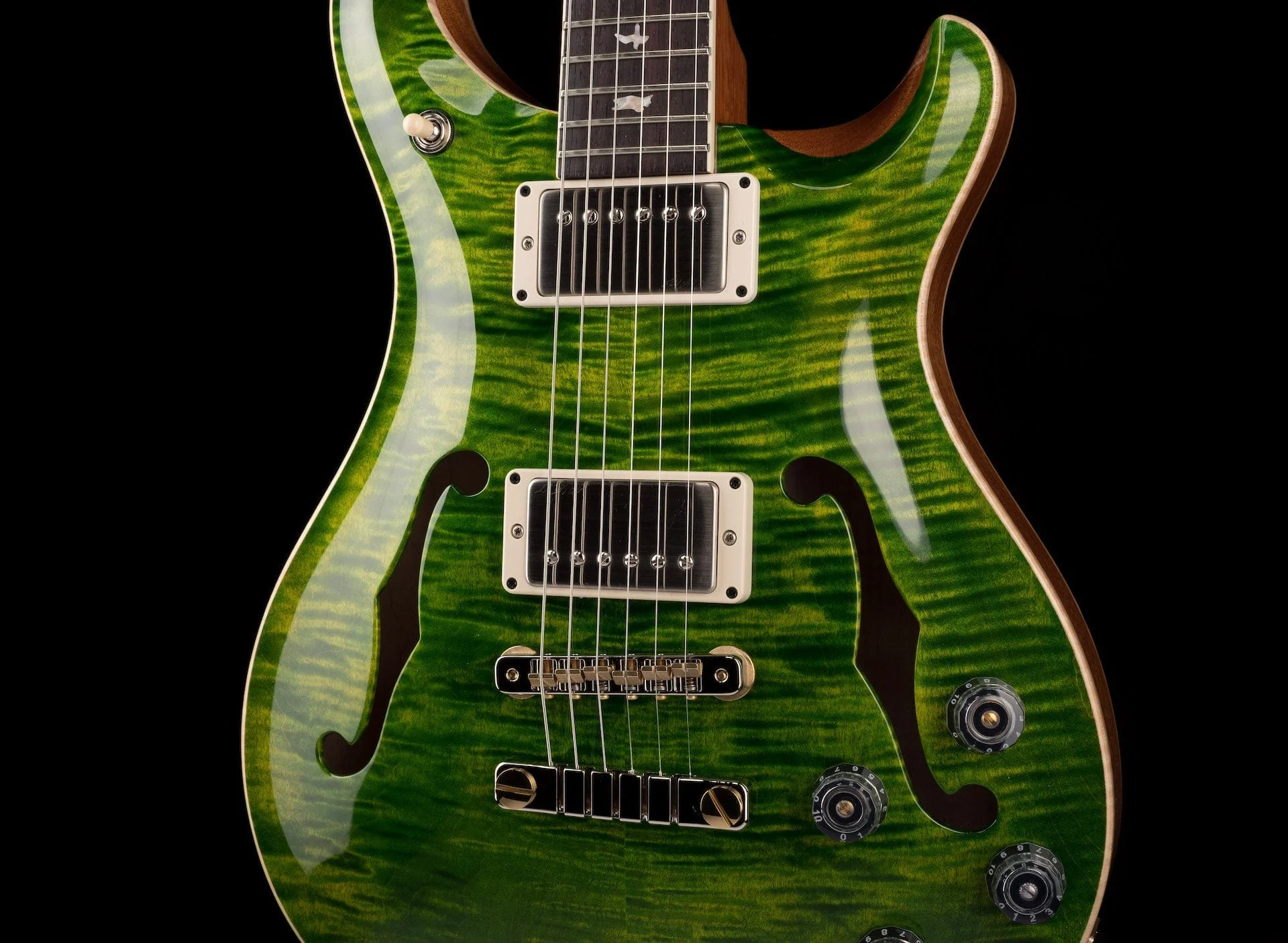 PRS Core McCarty 594 Hollowbody II Emerald Green Electric Guitar - Image 11