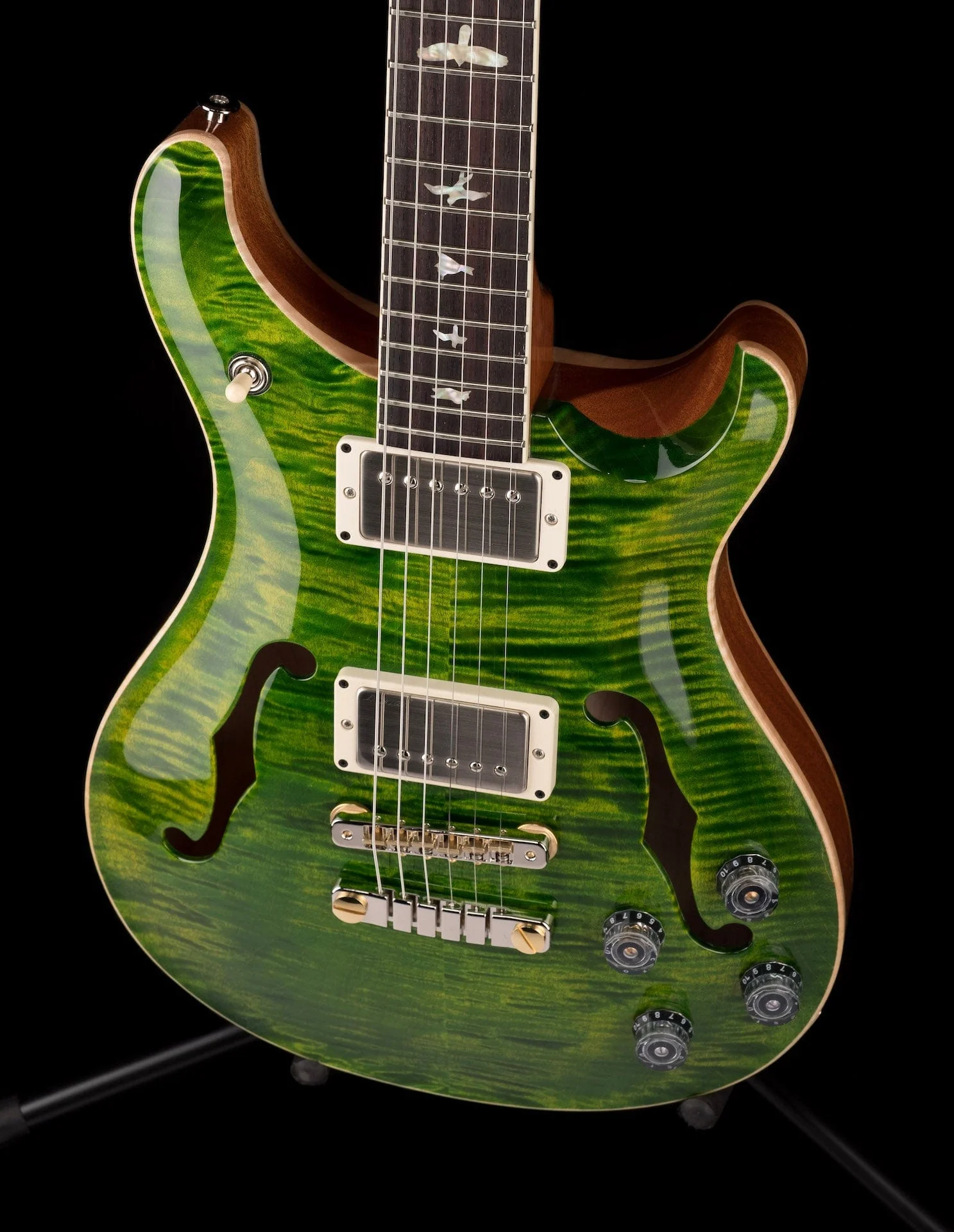 PRS Core McCarty 594 Hollowbody II Emerald Green Electric Guitar - Image 5
