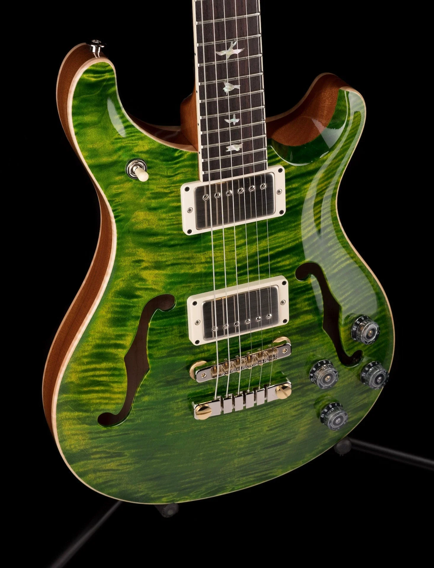PRS Core McCarty 594 Hollowbody II Emerald Green Electric Guitar - Image 6