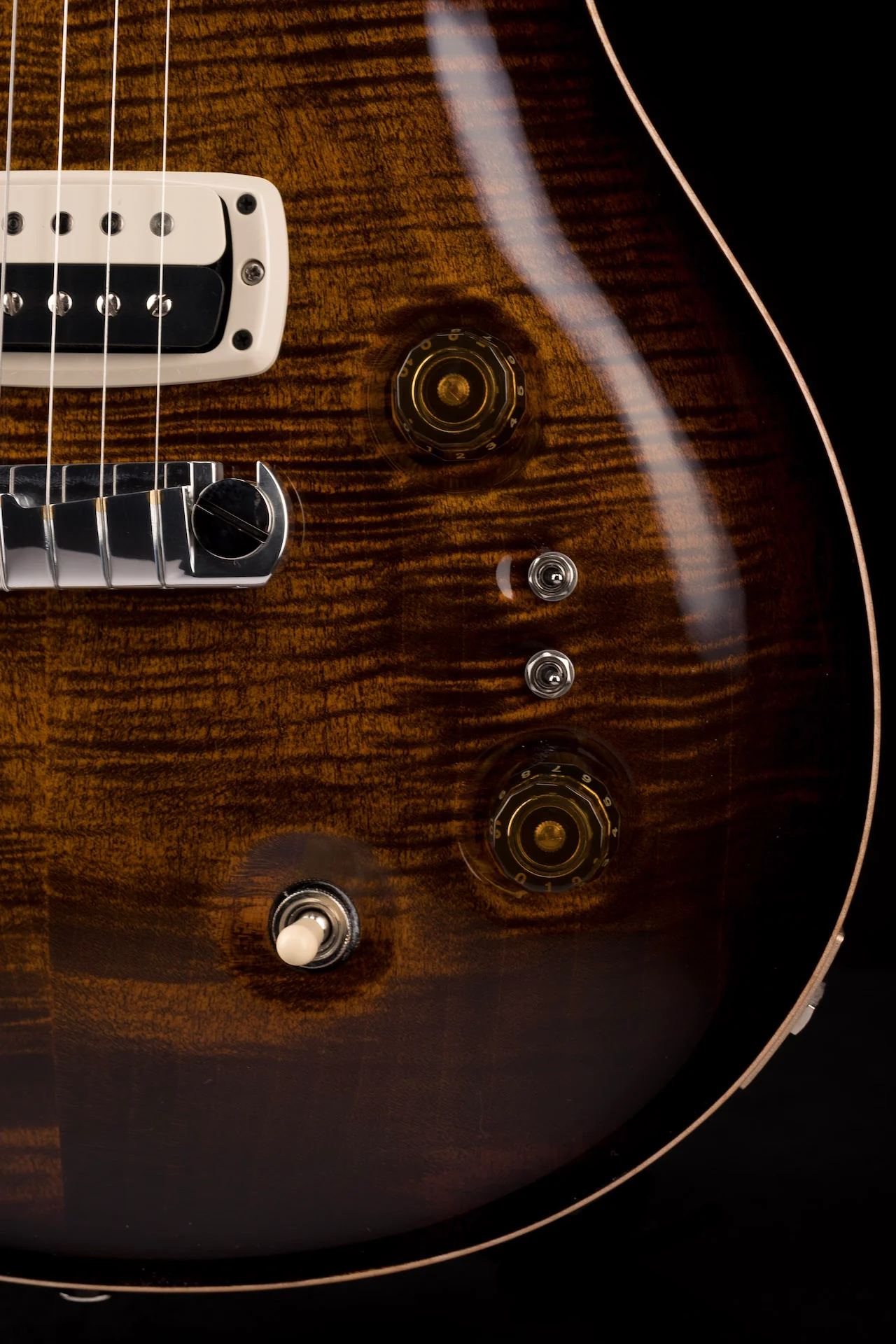PRS Core Paul's Guitar Faded Orange Tiger Smokeburst - Image 10