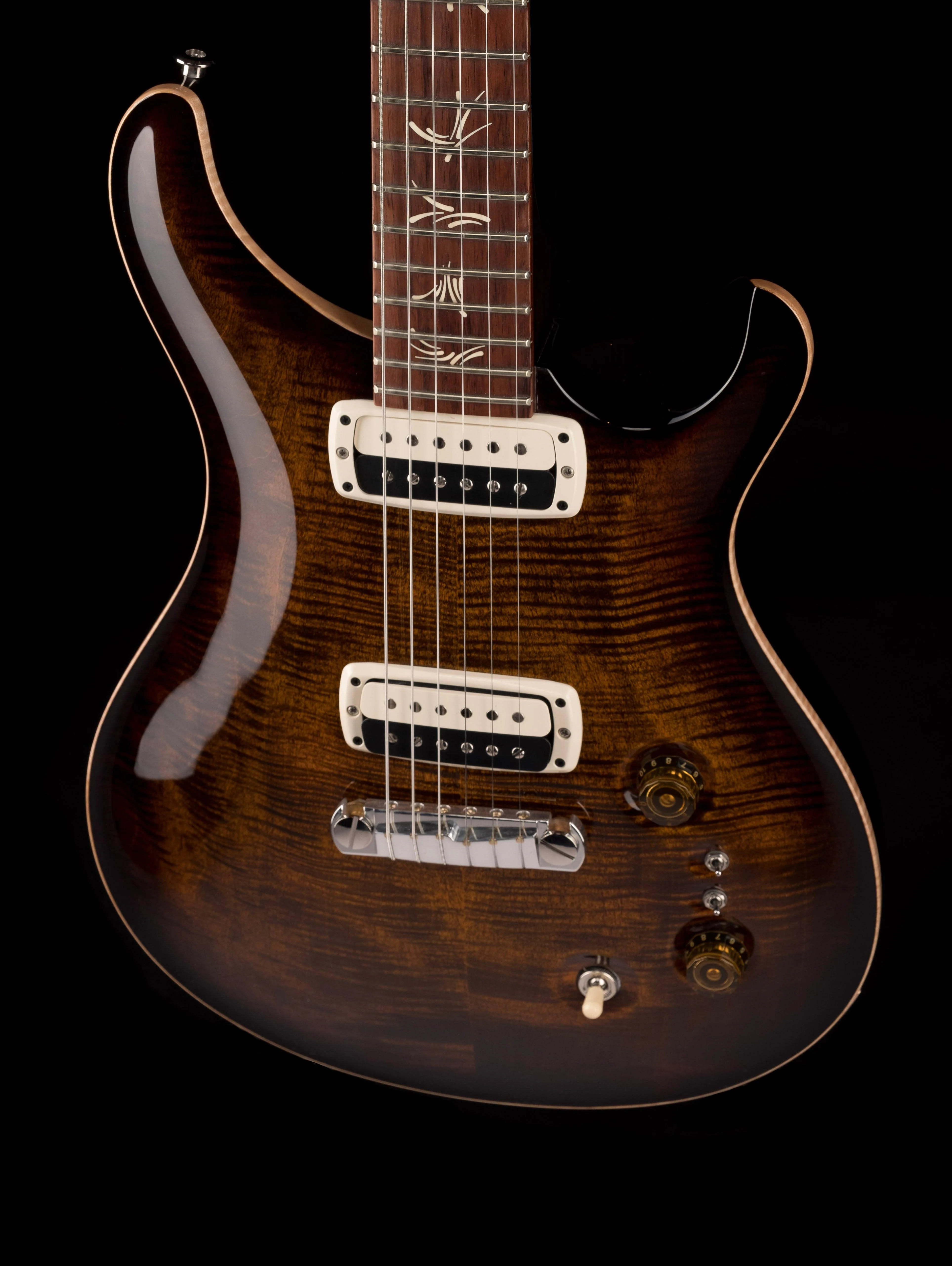 PRS Core Paul's Guitar Faded Orange Tiger Smokeburst - Image 3