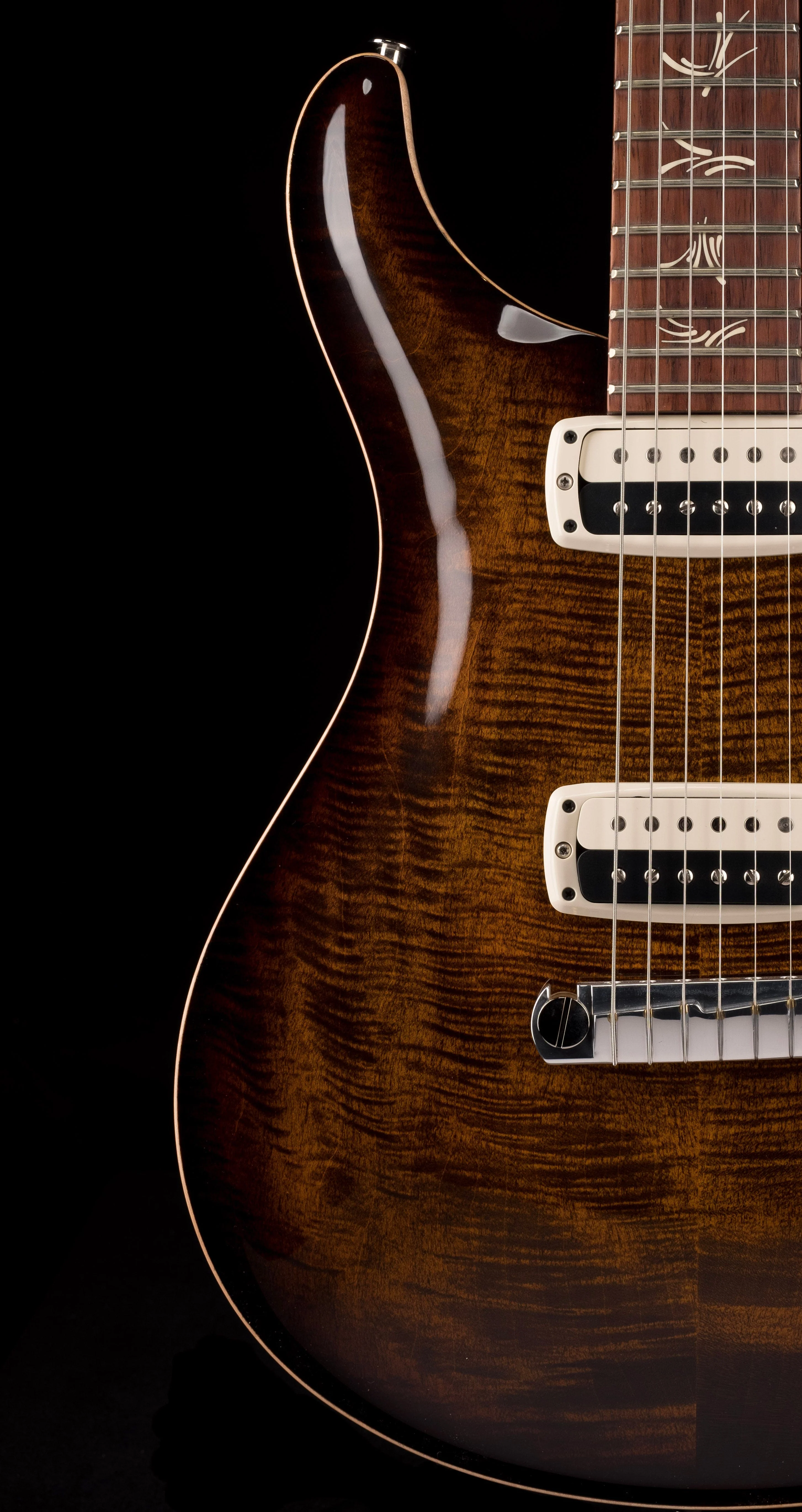 PRS Core Paul's Guitar Faded Orange Tiger Smokeburst - Image 4