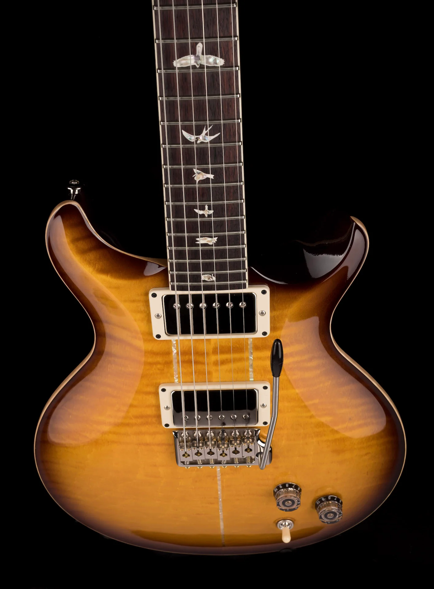 PRS Core Santana Retro Custom Color Old School Tobacco Burst With Case - Image 4