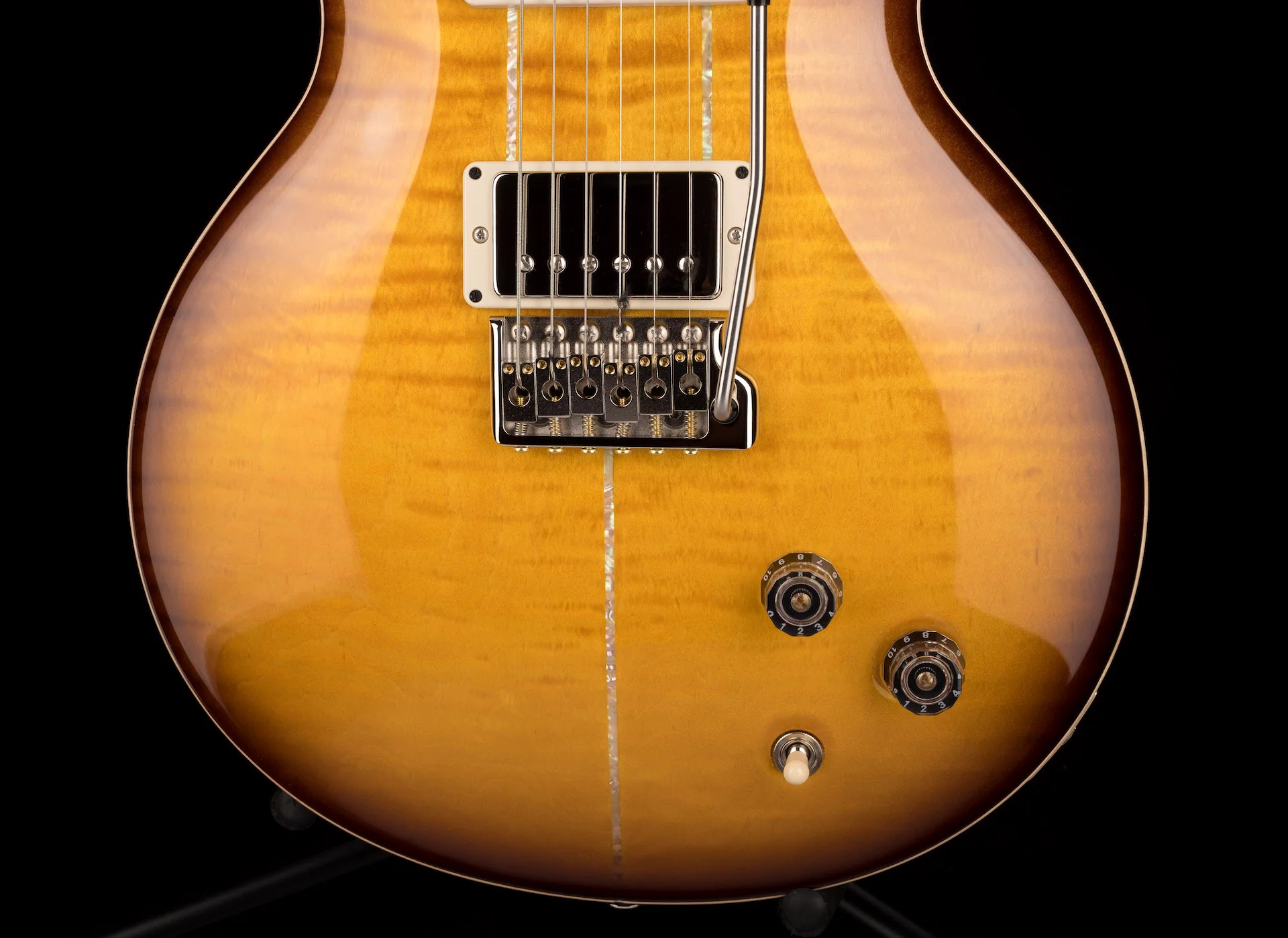 PRS Core Santana Retro Custom Color Old School Tobacco Burst With Case - Image 5